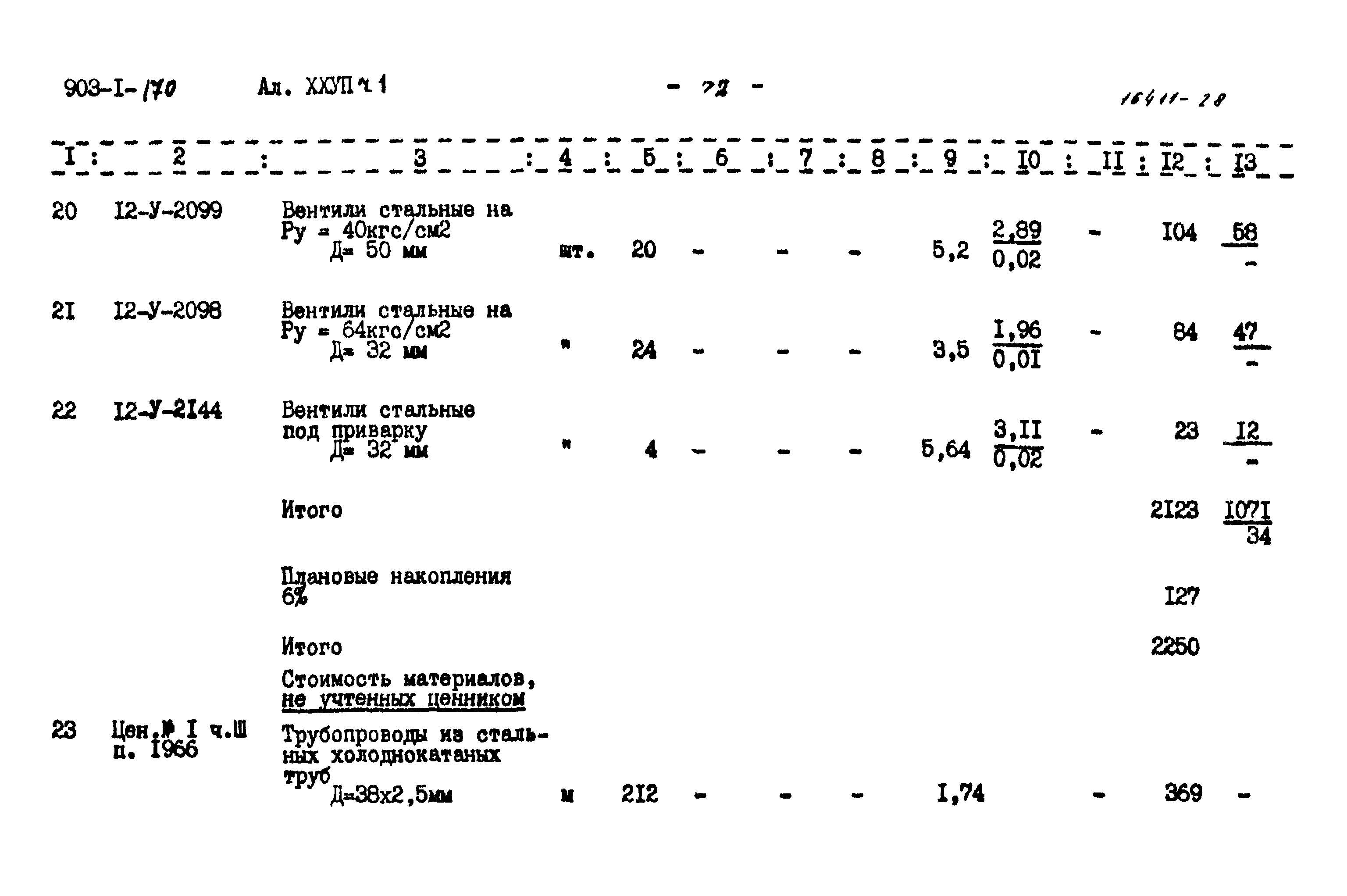 Типовой проект 903-1-170