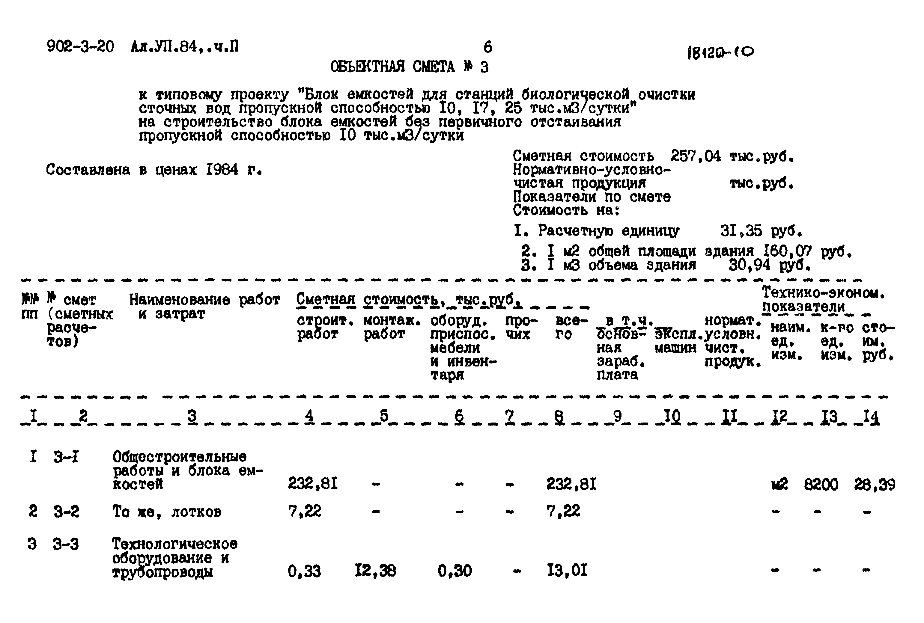 Типовой проект 902-3-20