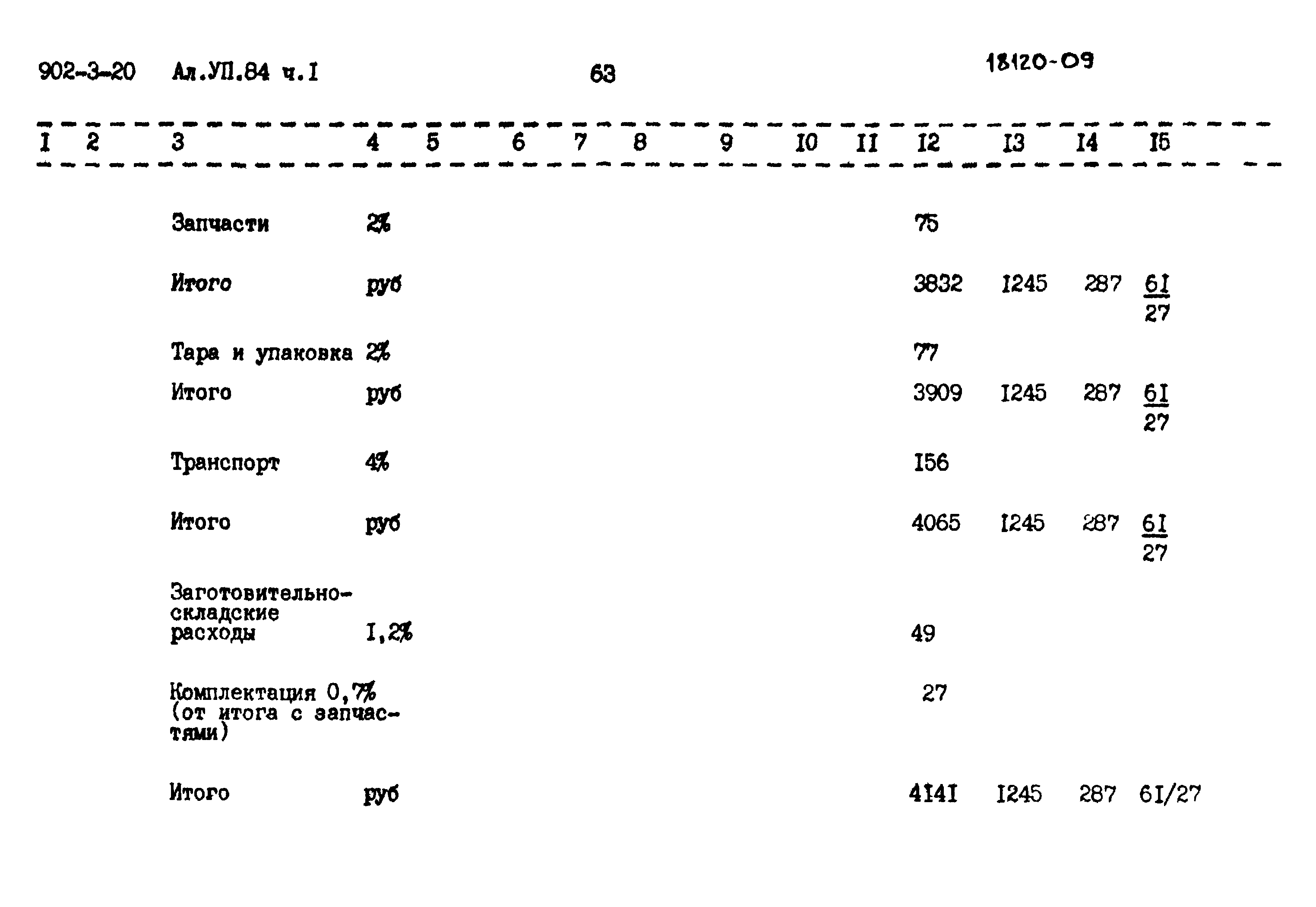 Типовой проект 902-3-20