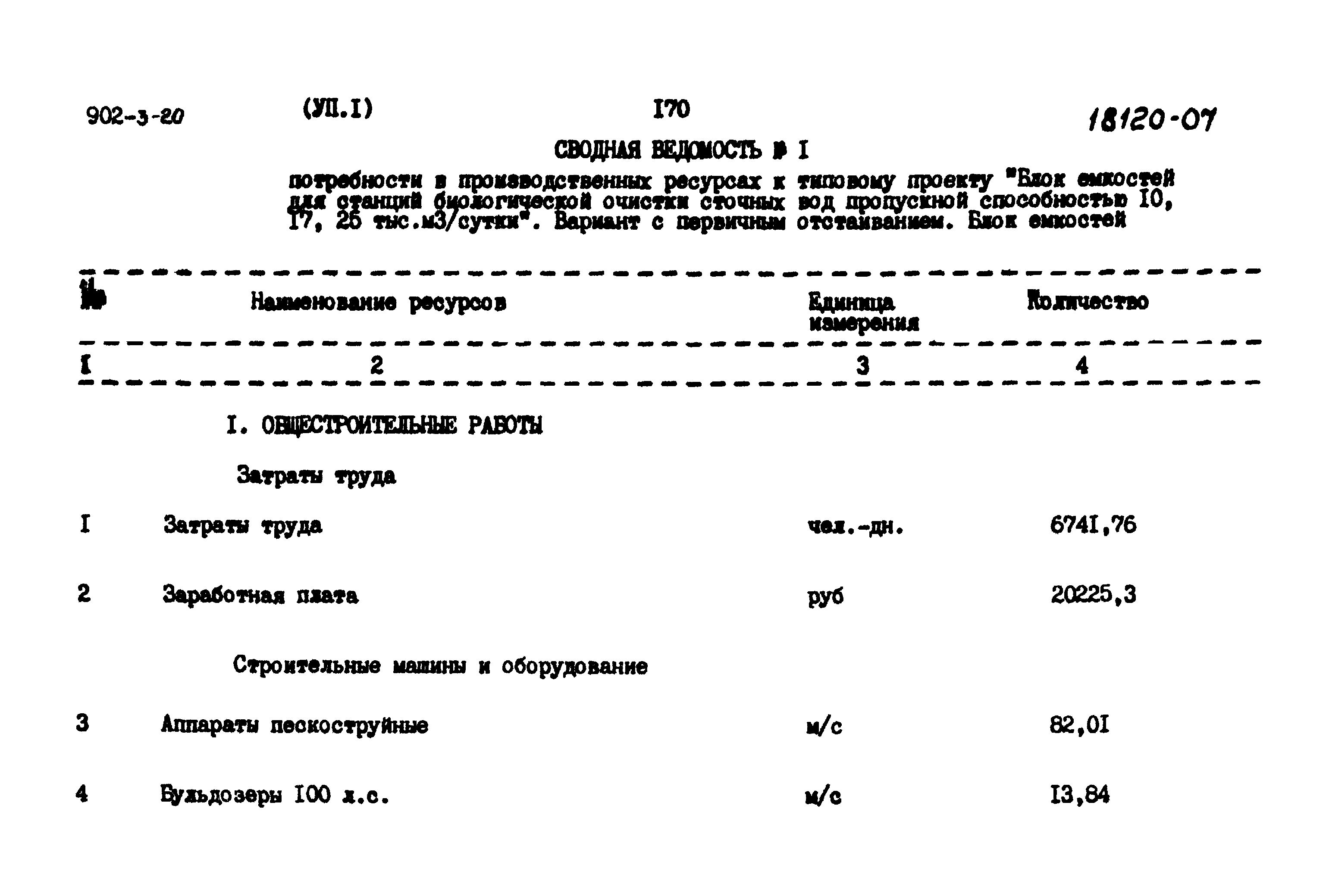 Типовой проект 902-3-20