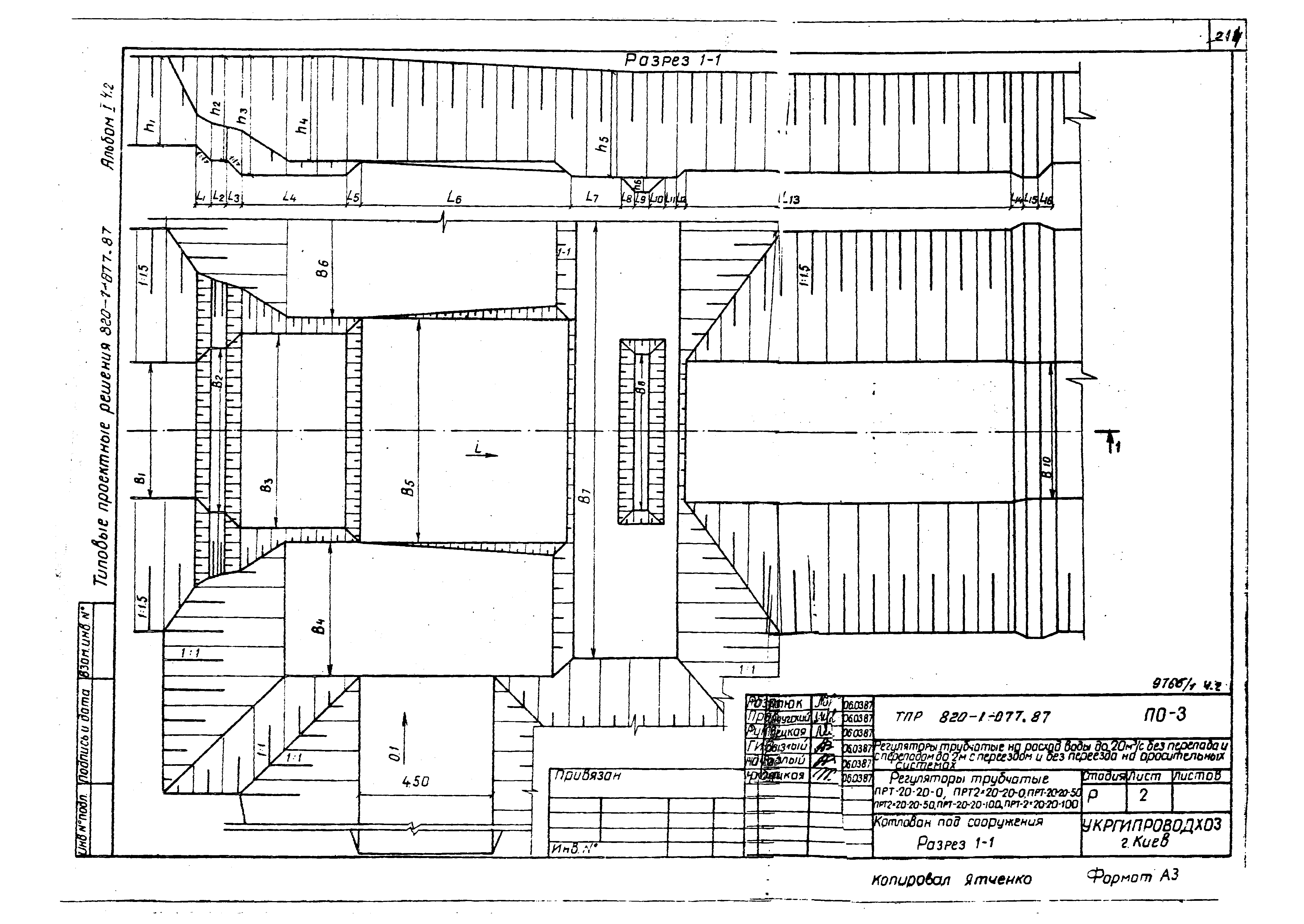Типовые проектные решения 820-1-077.87