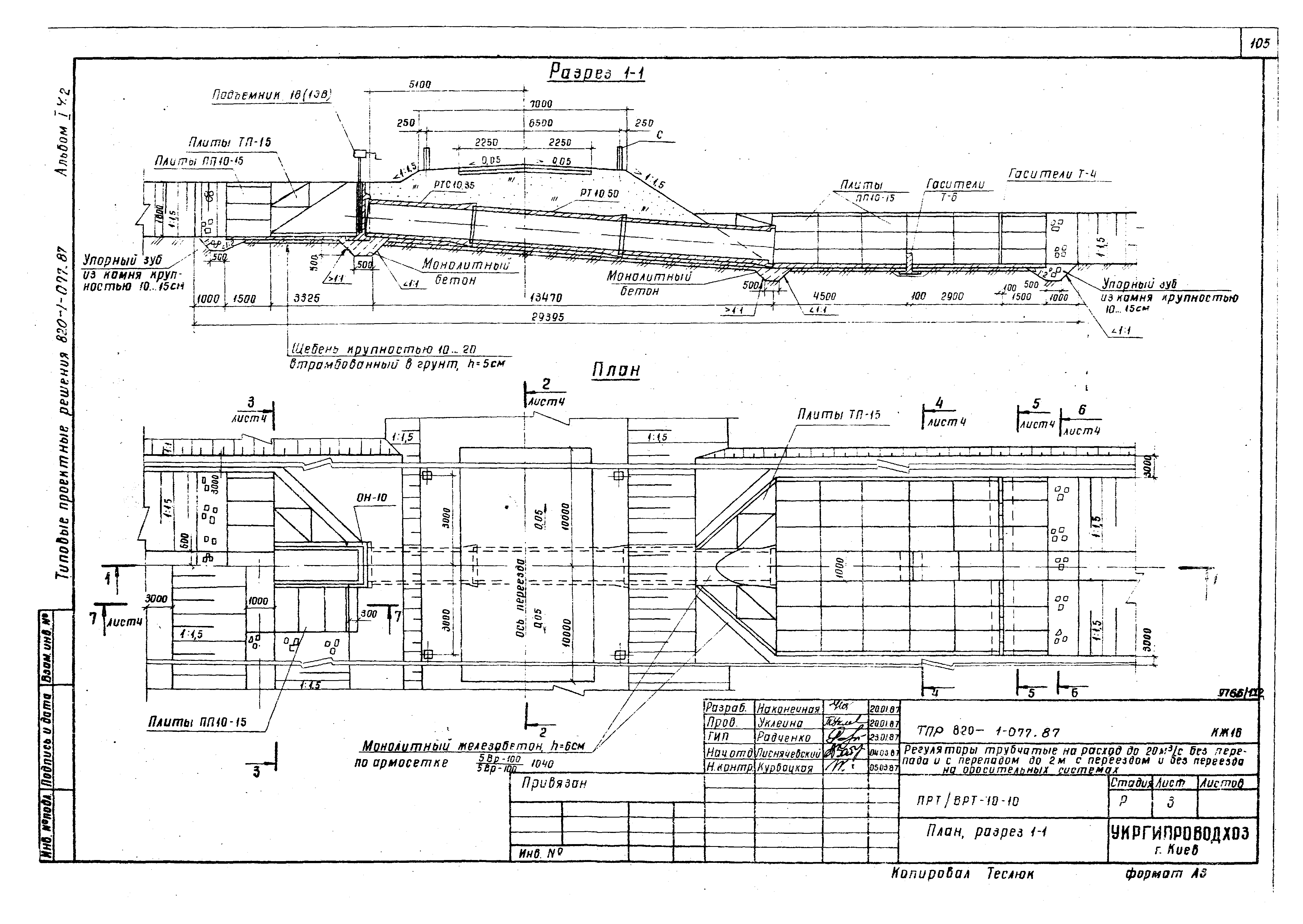 Типовые проектные решения 820-1-077.87