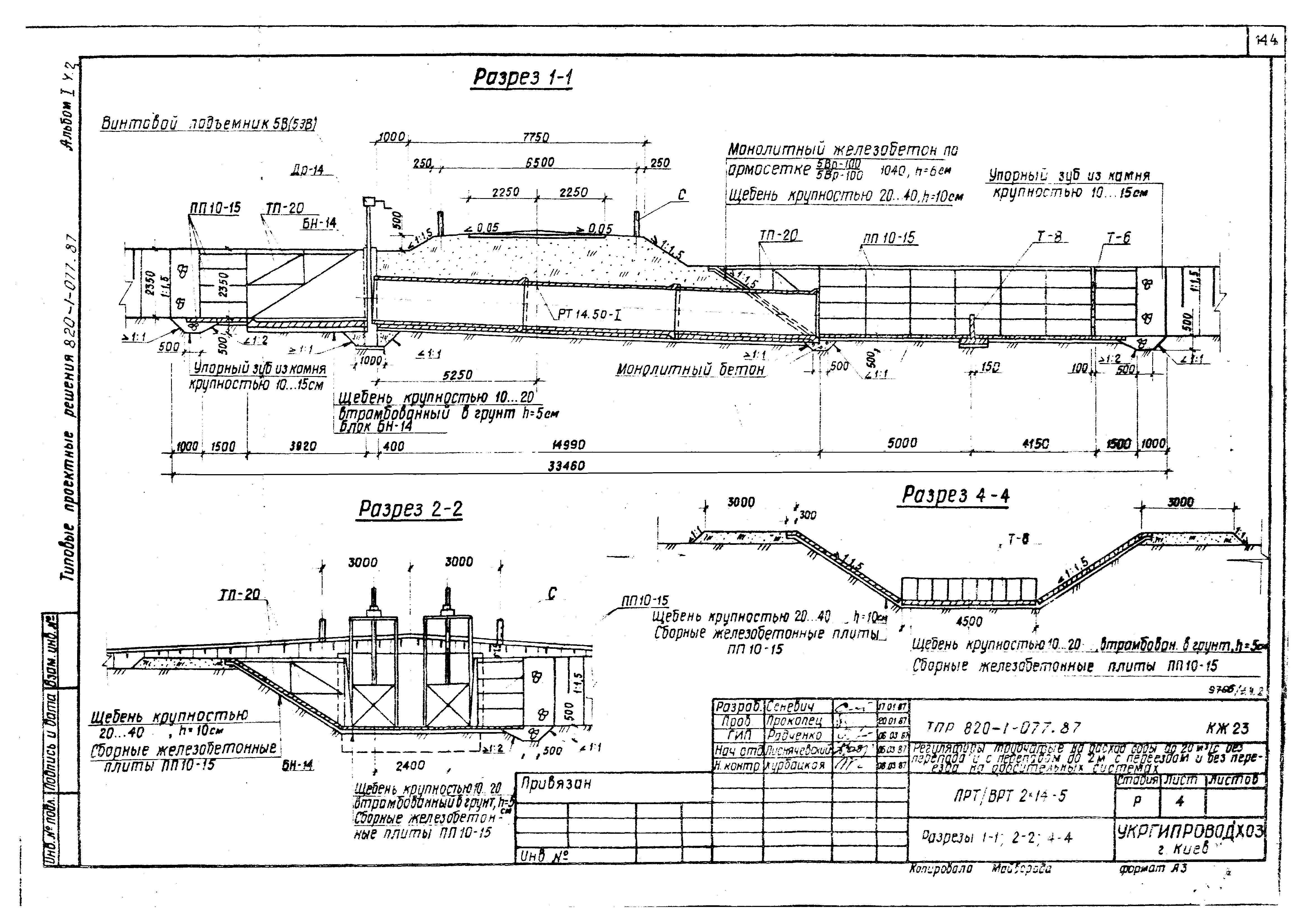 Типовые проектные решения 820-1-077.87