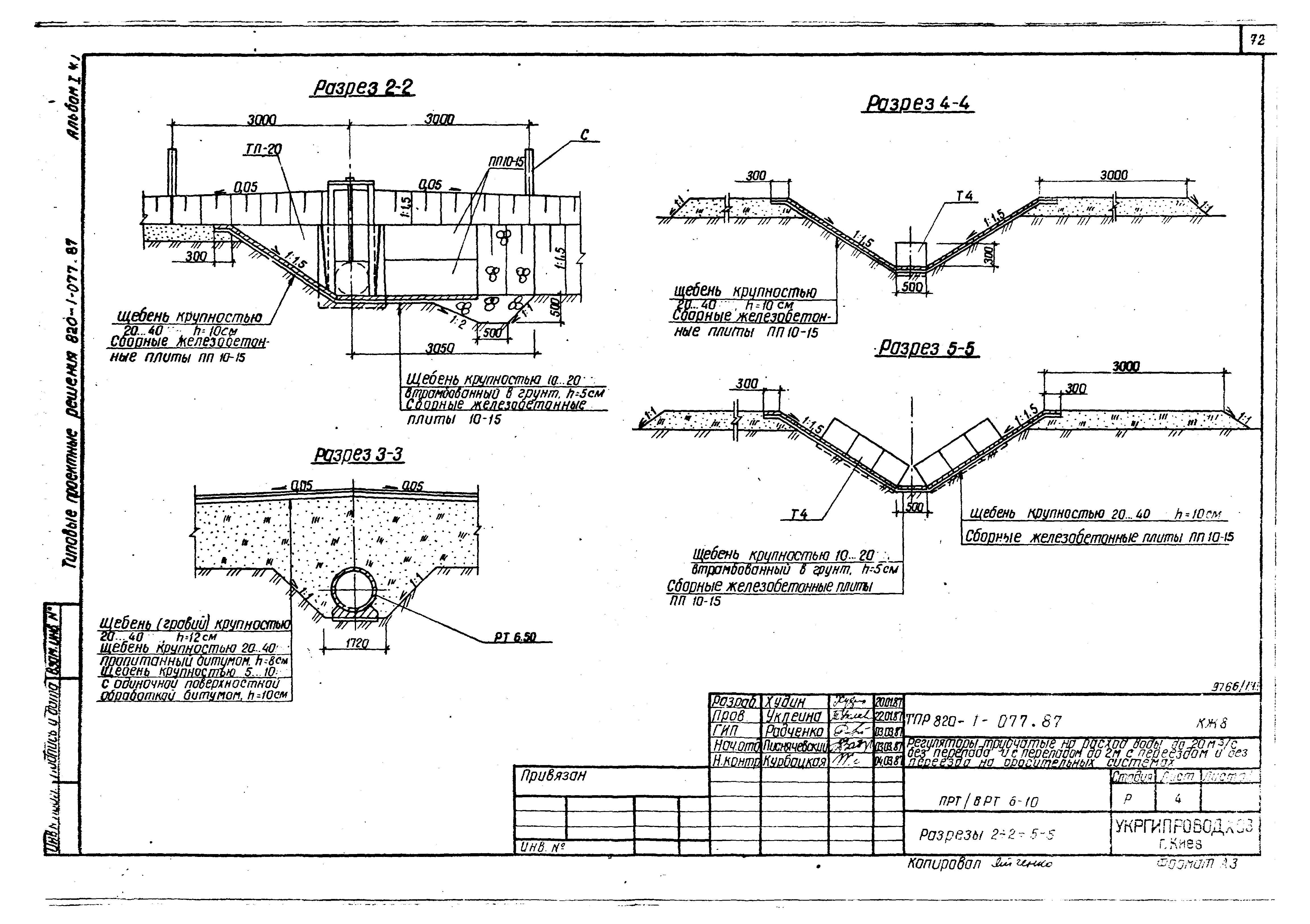 Типовые проектные решения 820-1-077.87