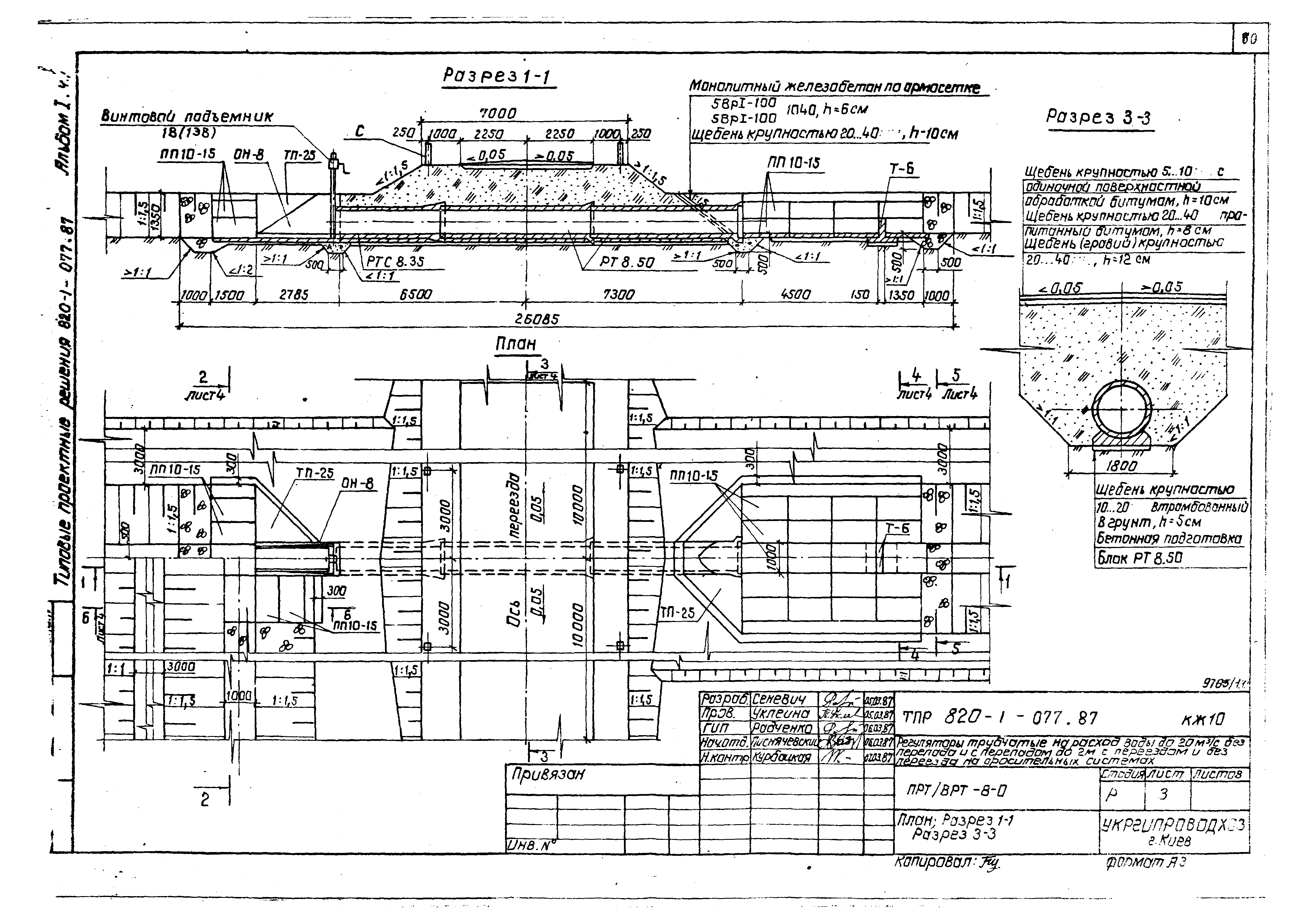 Типовые проектные решения 820-1-077.87