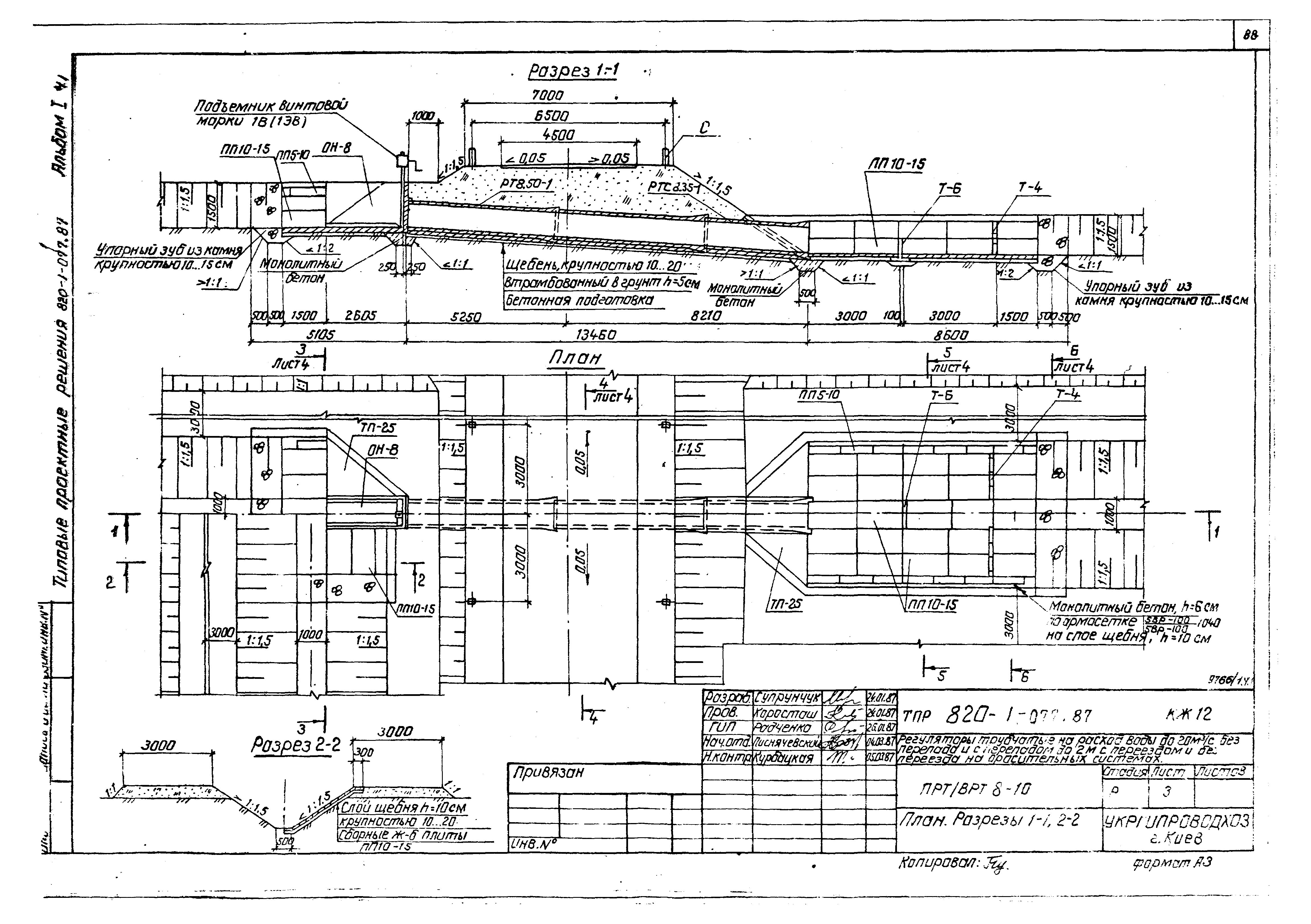 Типовые проектные решения 820-1-077.87