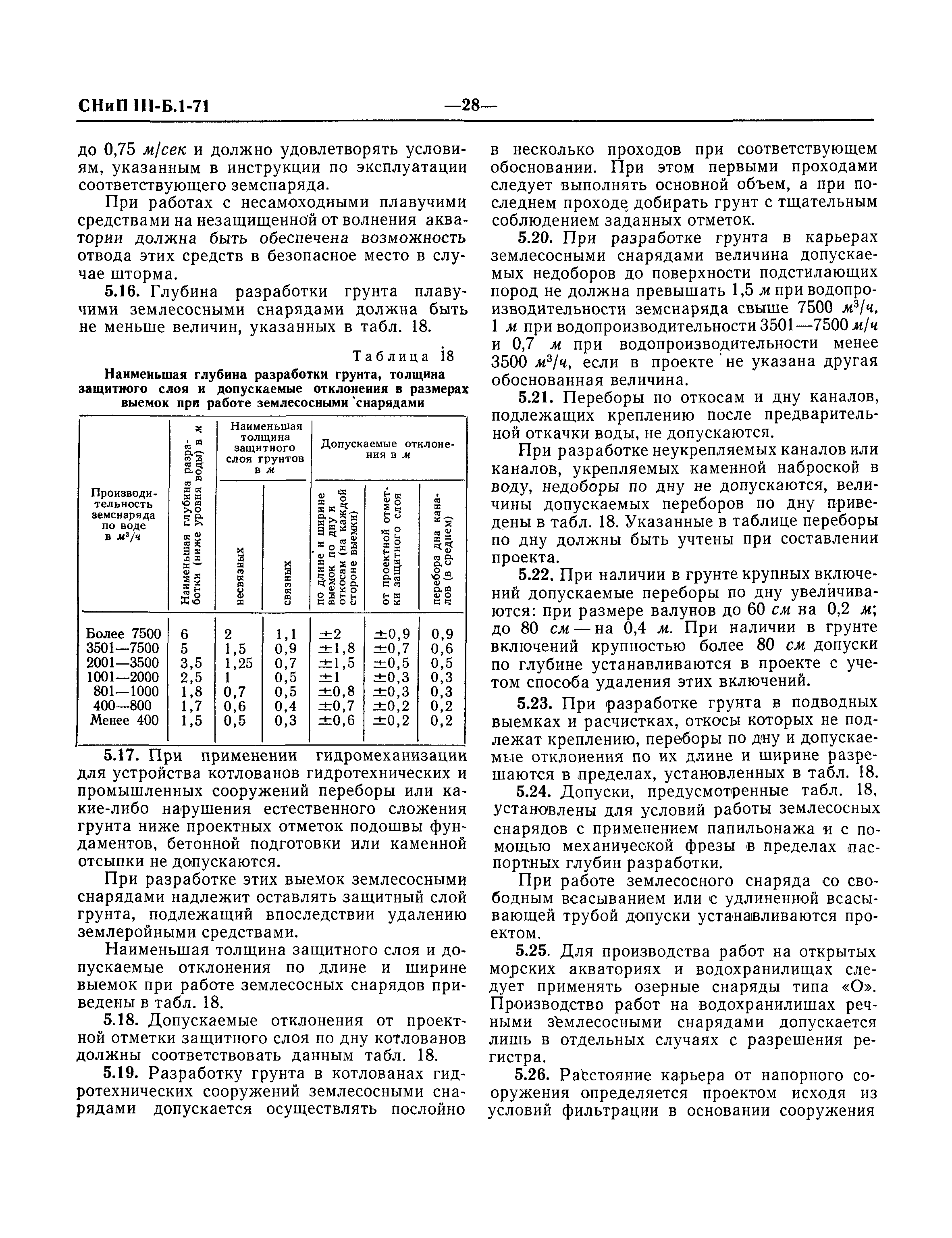 СНиП III-Б.1-71