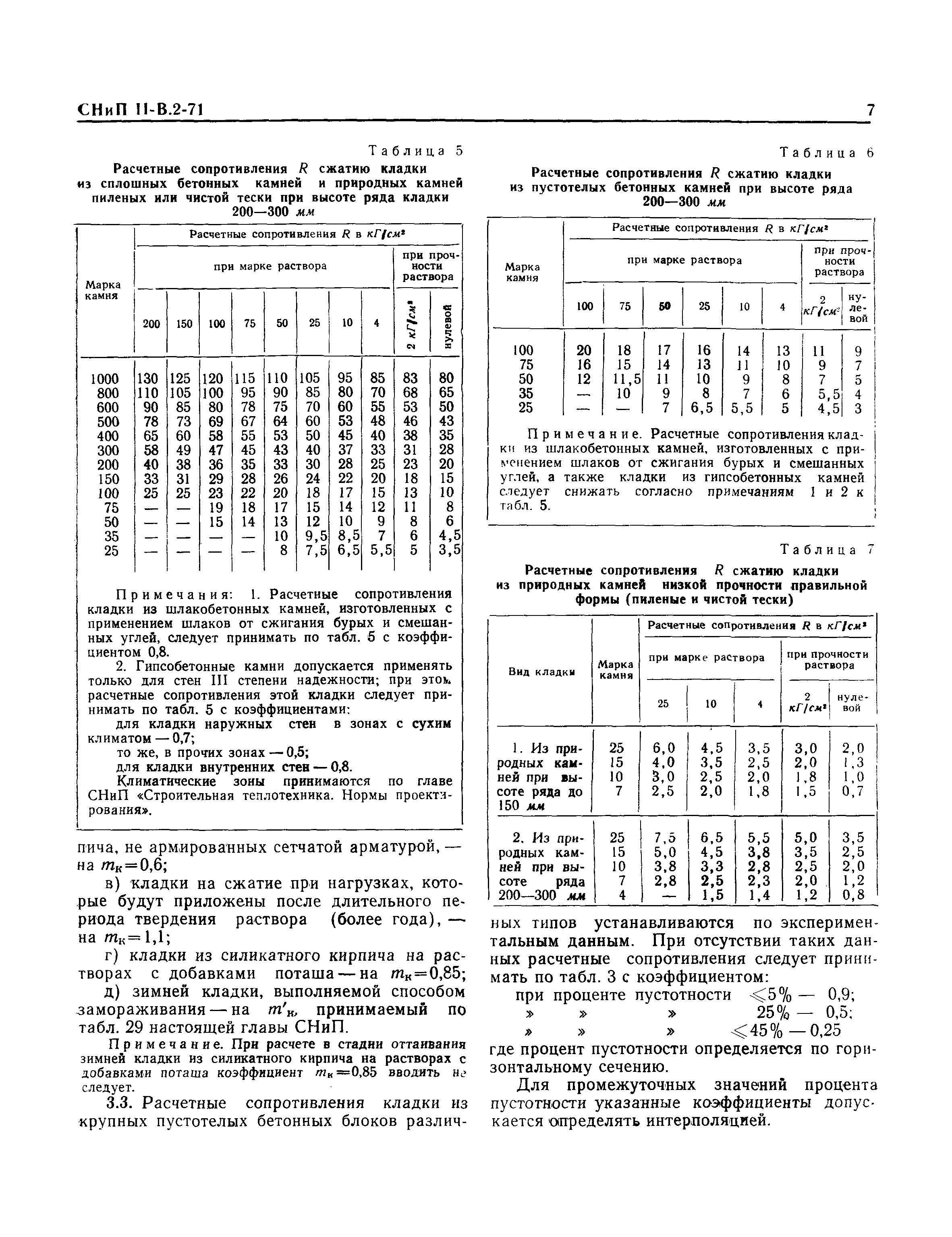 СНиП II-В.2-71