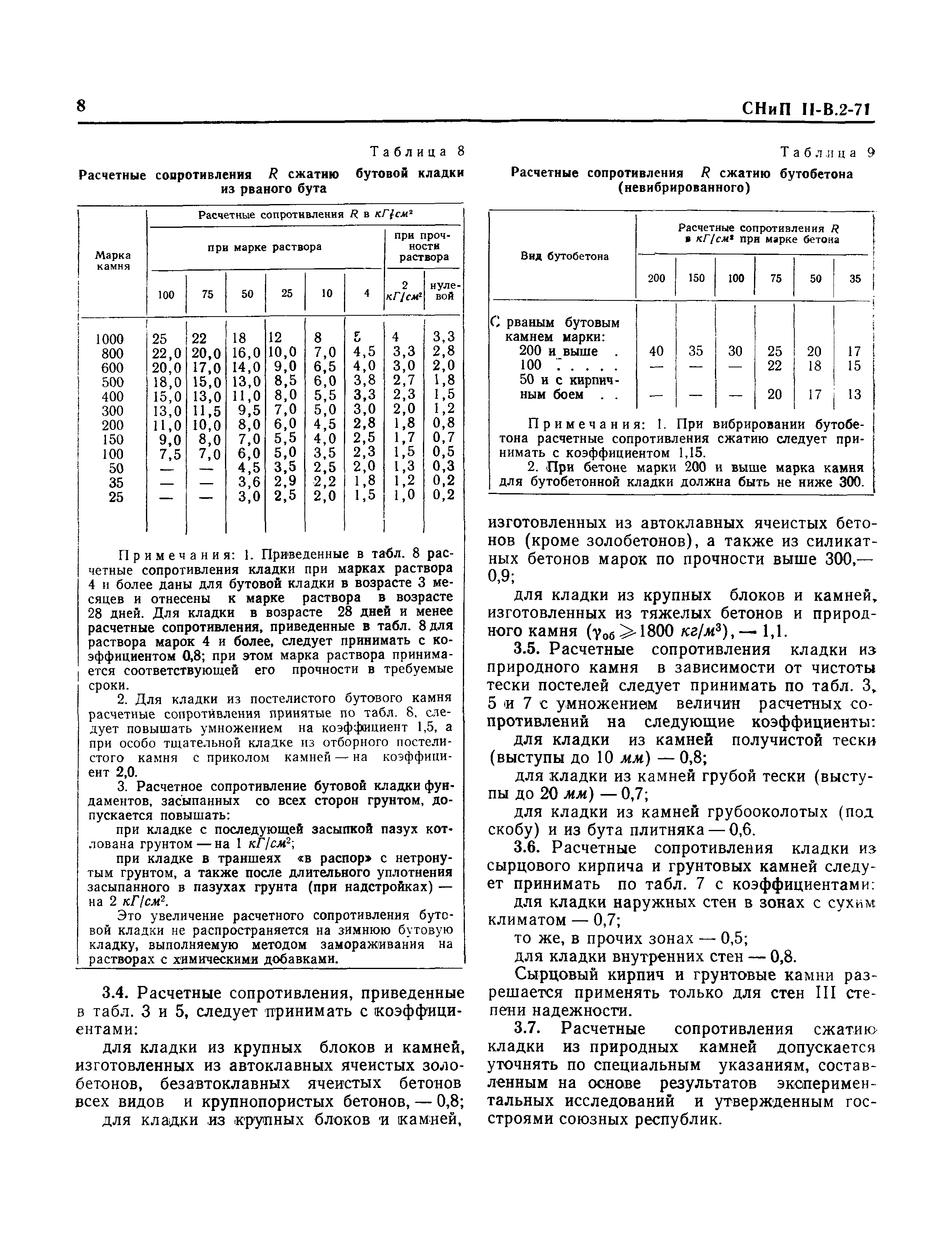 СНиП II-В.2-71