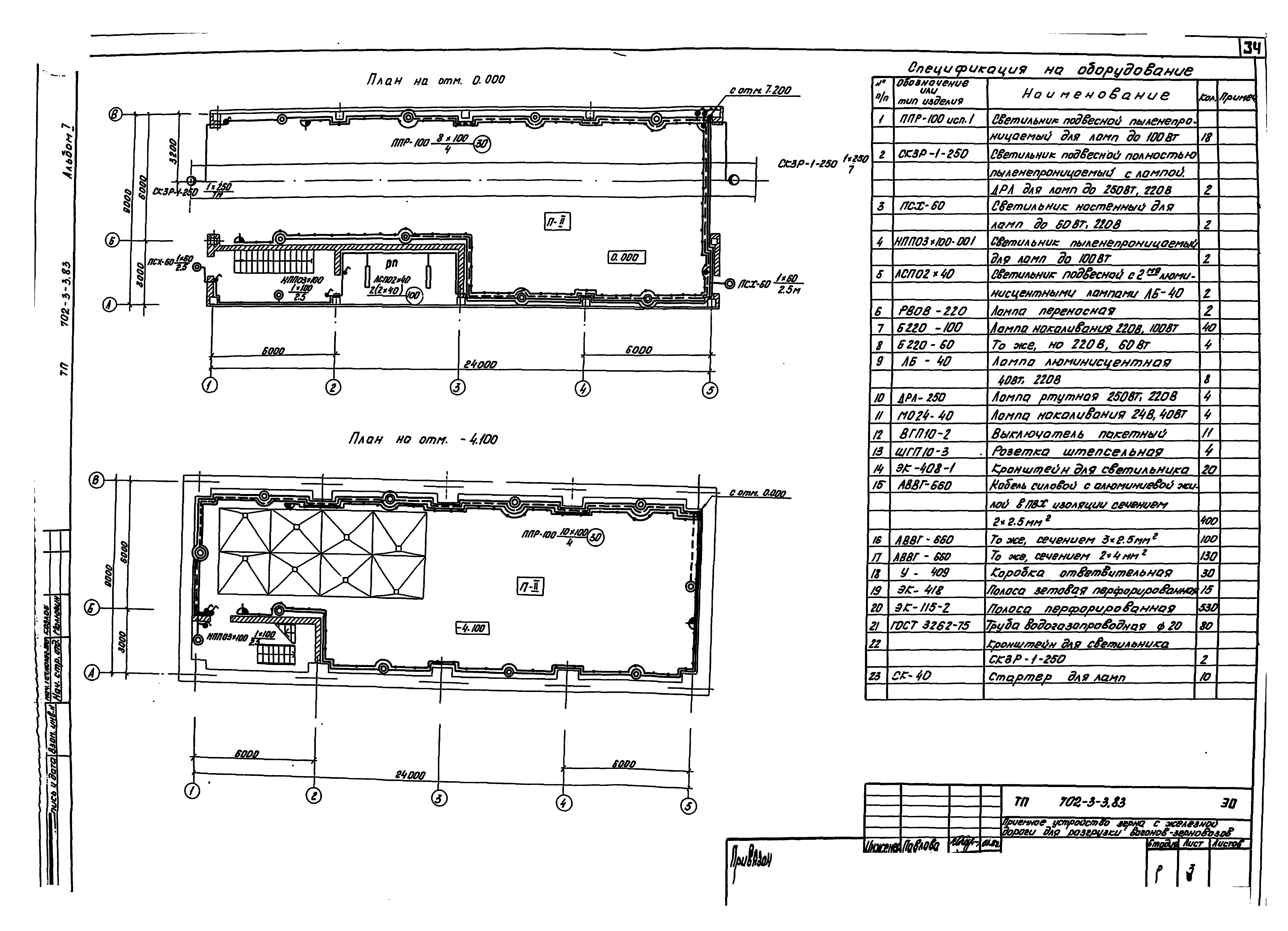 Типовой проект 702-3-3.83