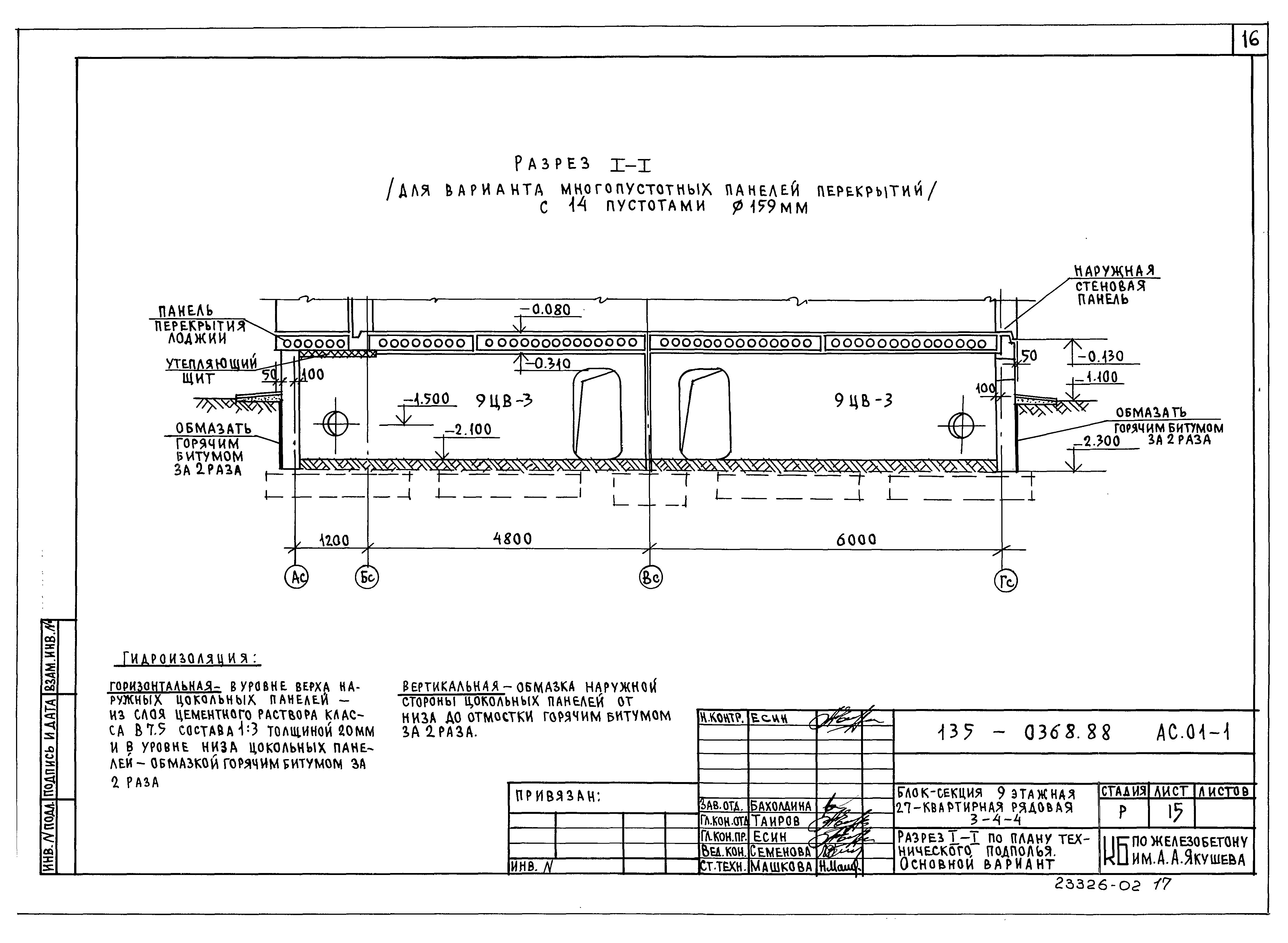 Типовой проект 135-0368.88