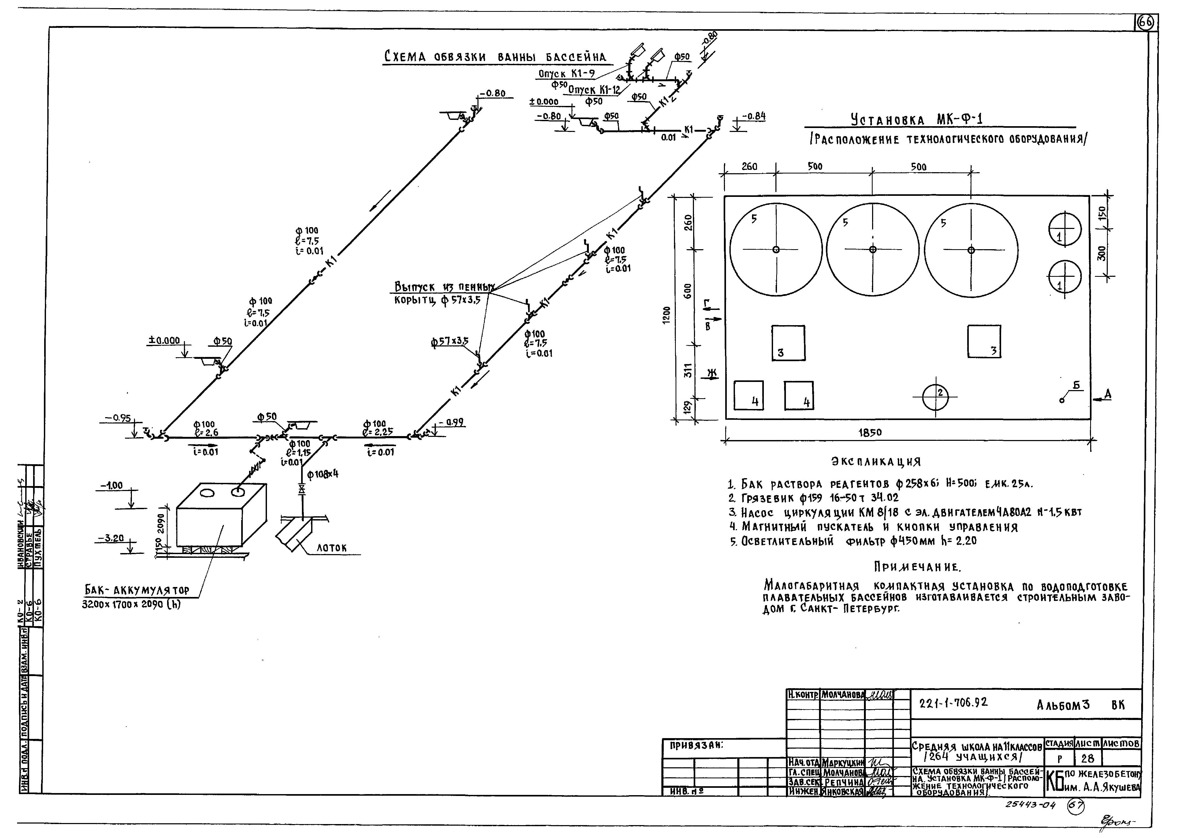 Типовой проект 221-1-706.92