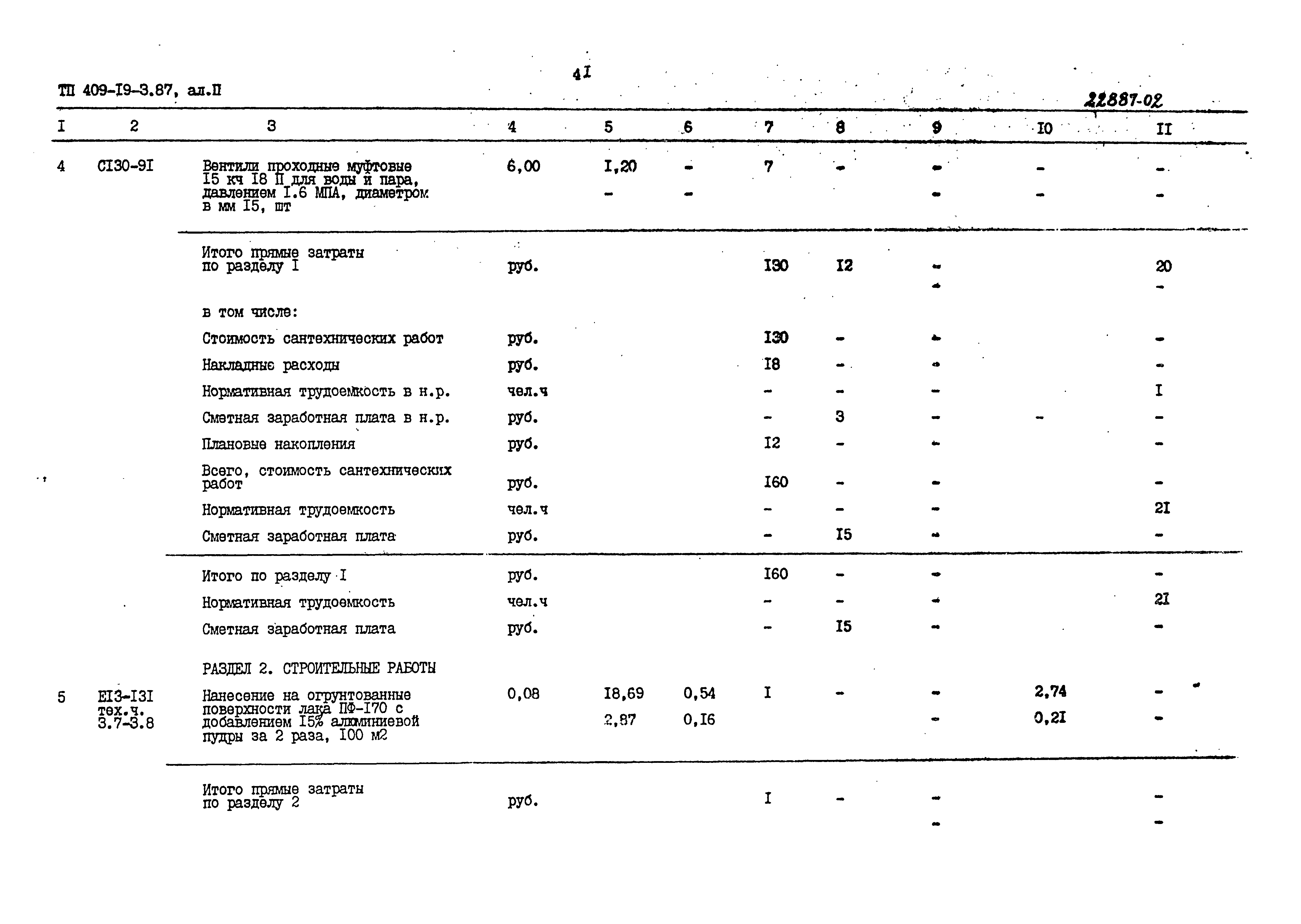 Типовой проект 409-19-3.87