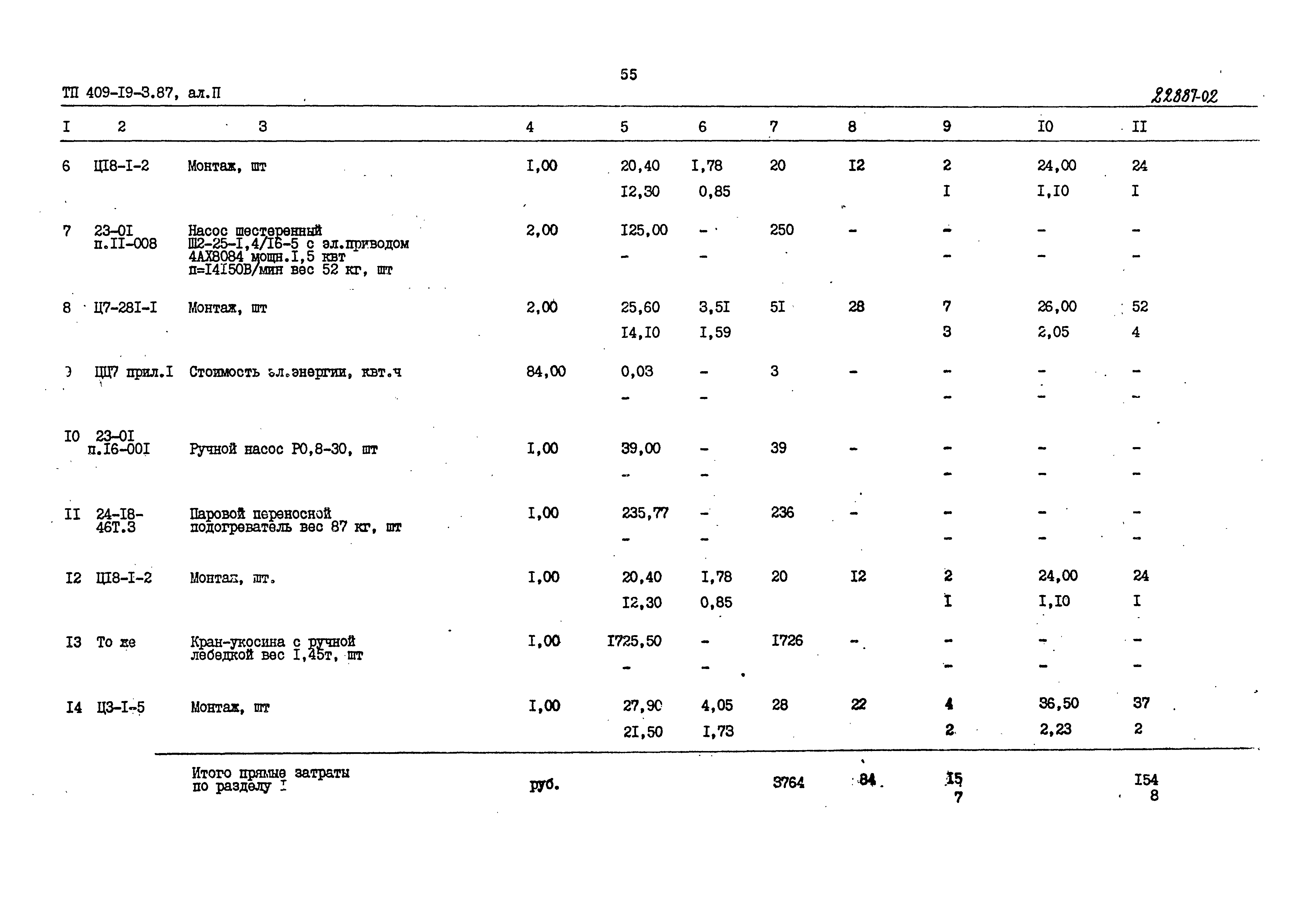 Типовой проект 409-19-3.87