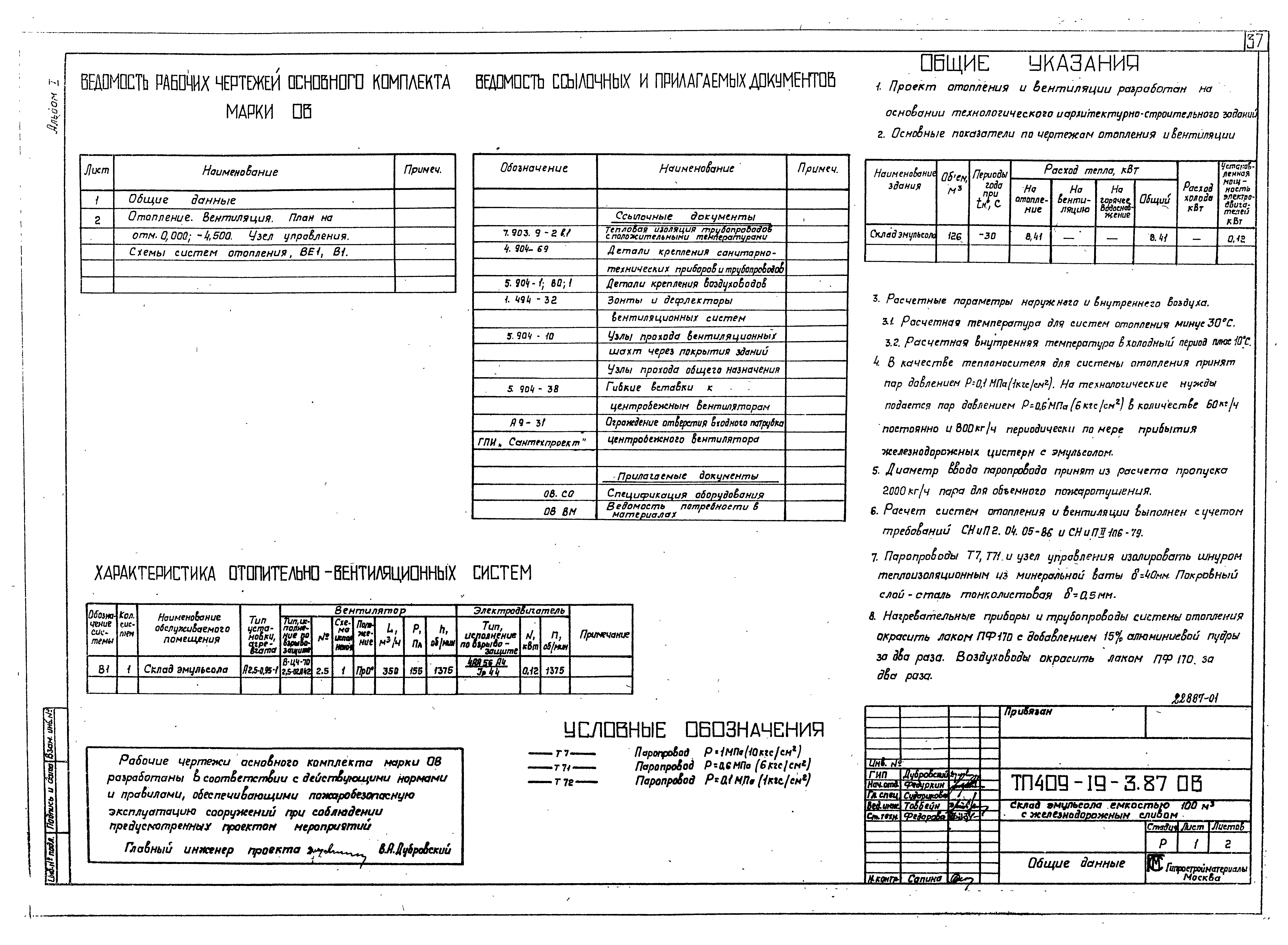 Типовой проект 409-19-3.87