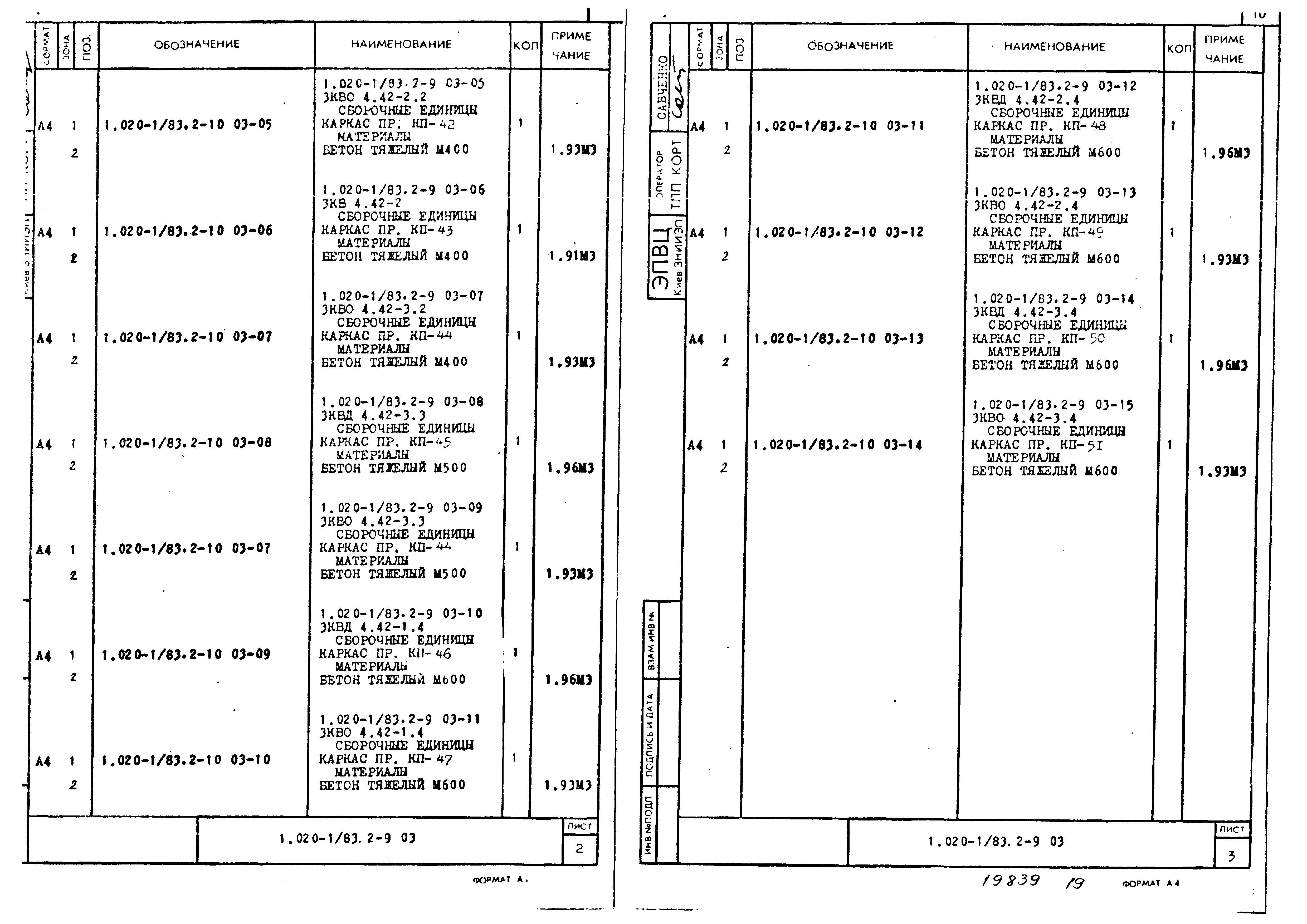 Серия 1.020-1/83