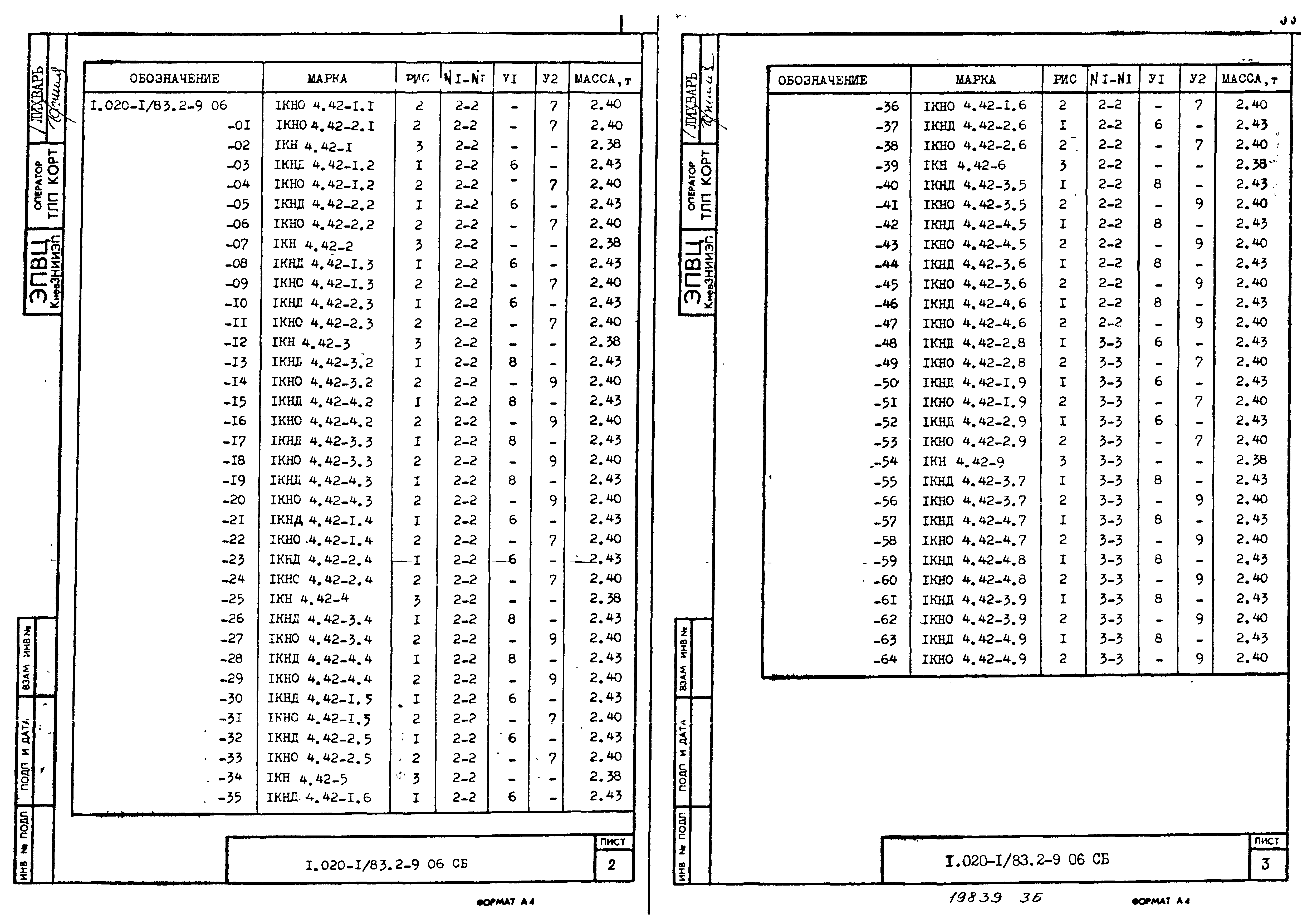 Серия 1.020-1/83