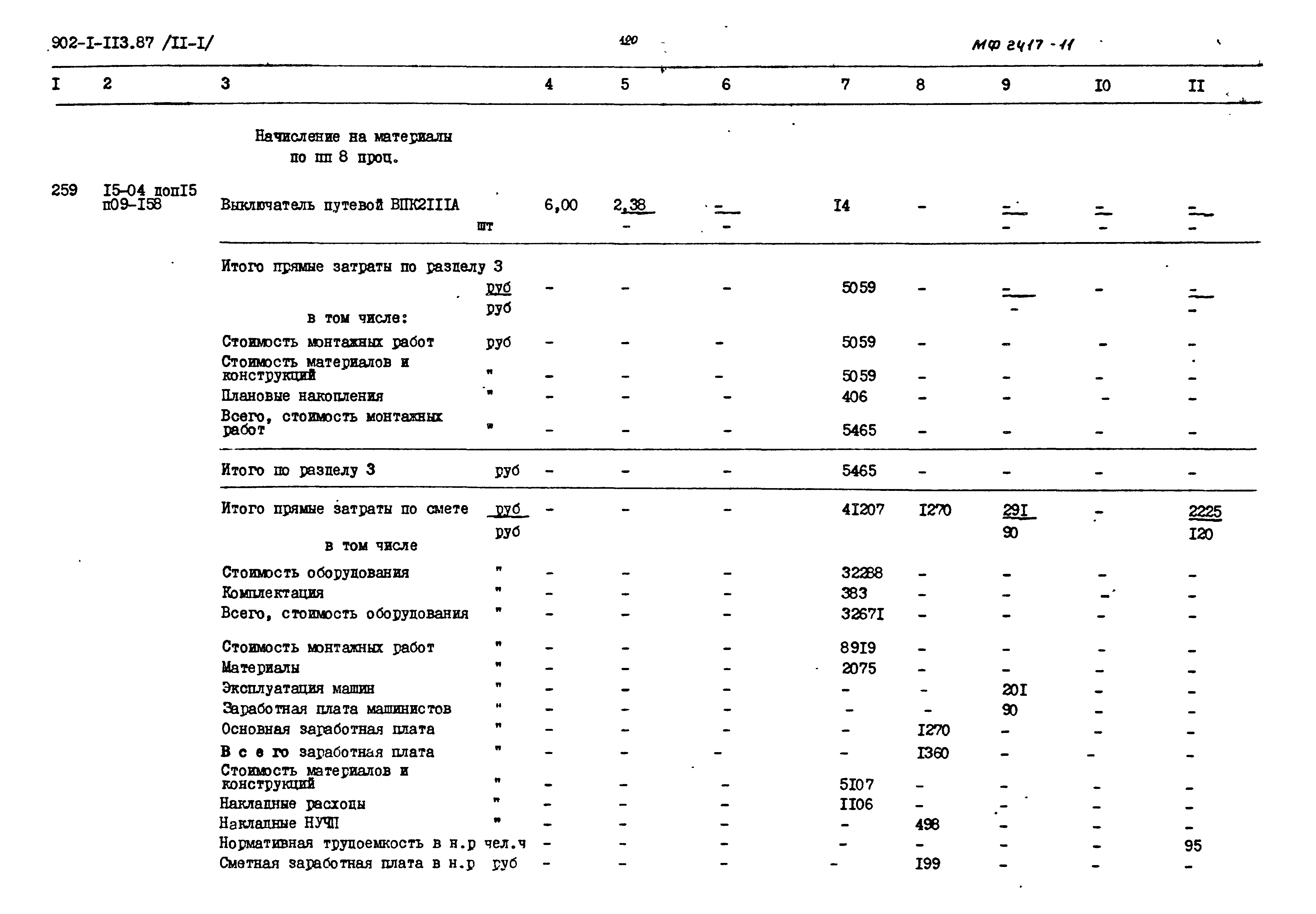 Типовой проект 902-1-120.87