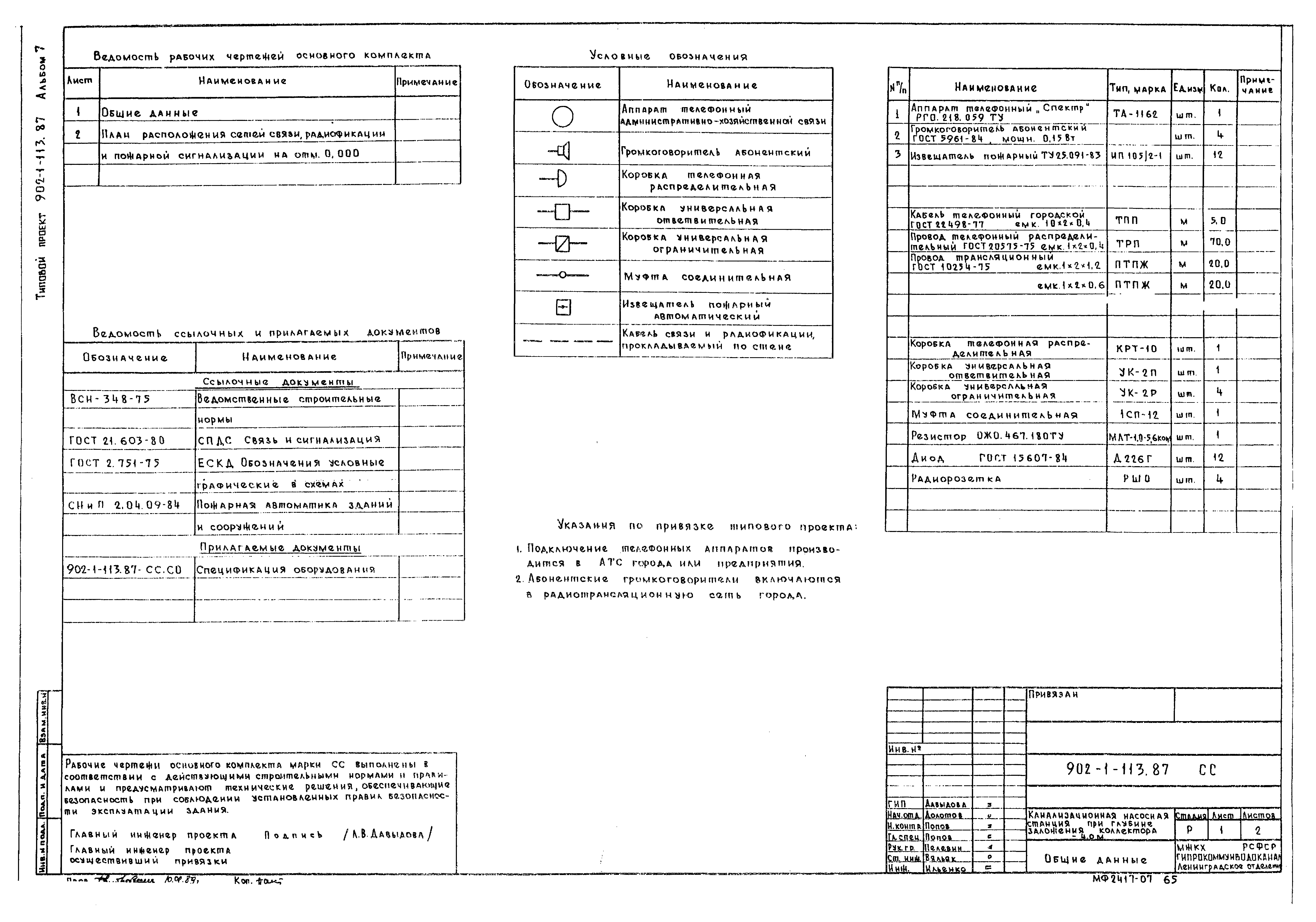 Типовой проект 902-1-120.87