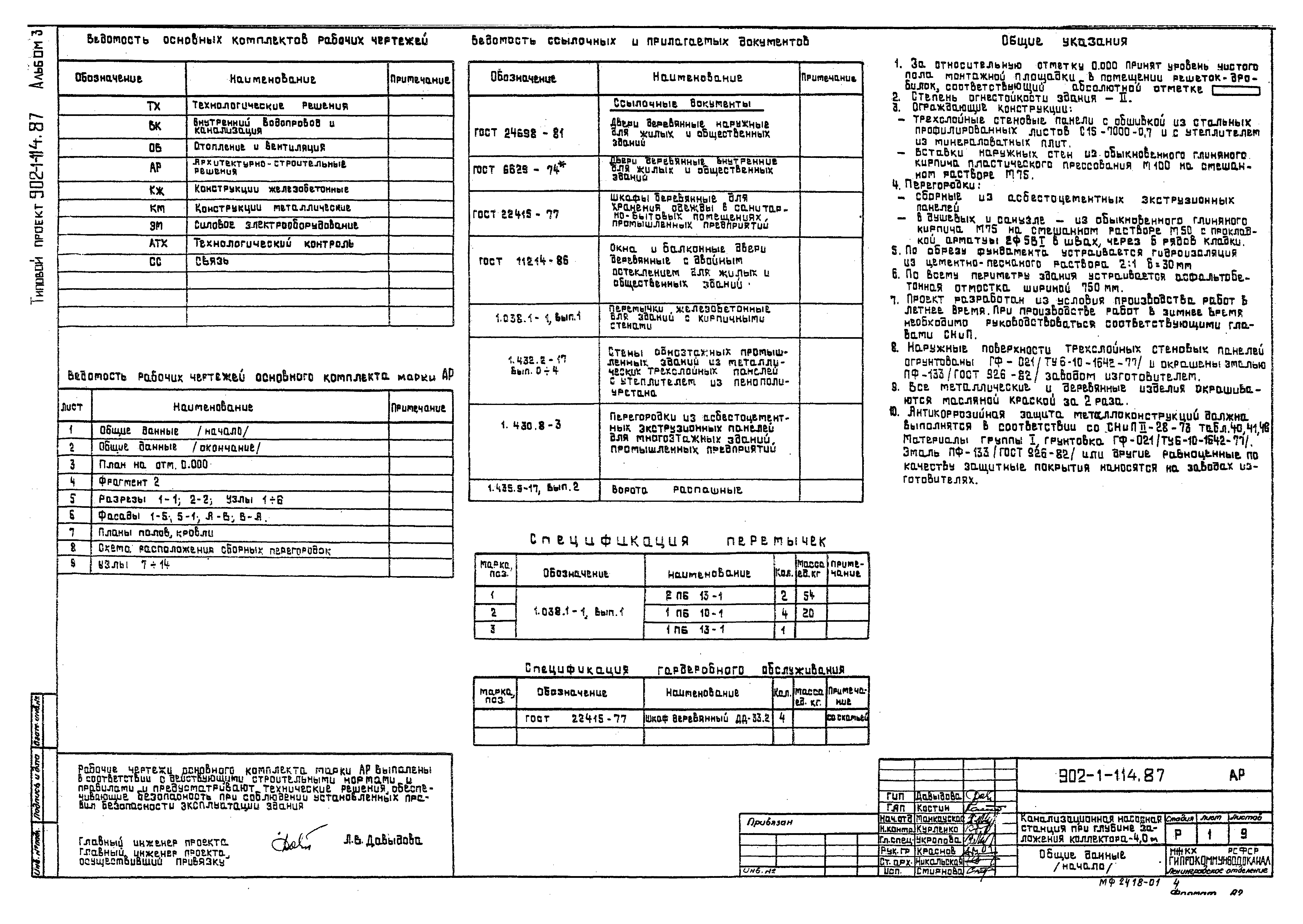 Типовой проект 902-1-120.87