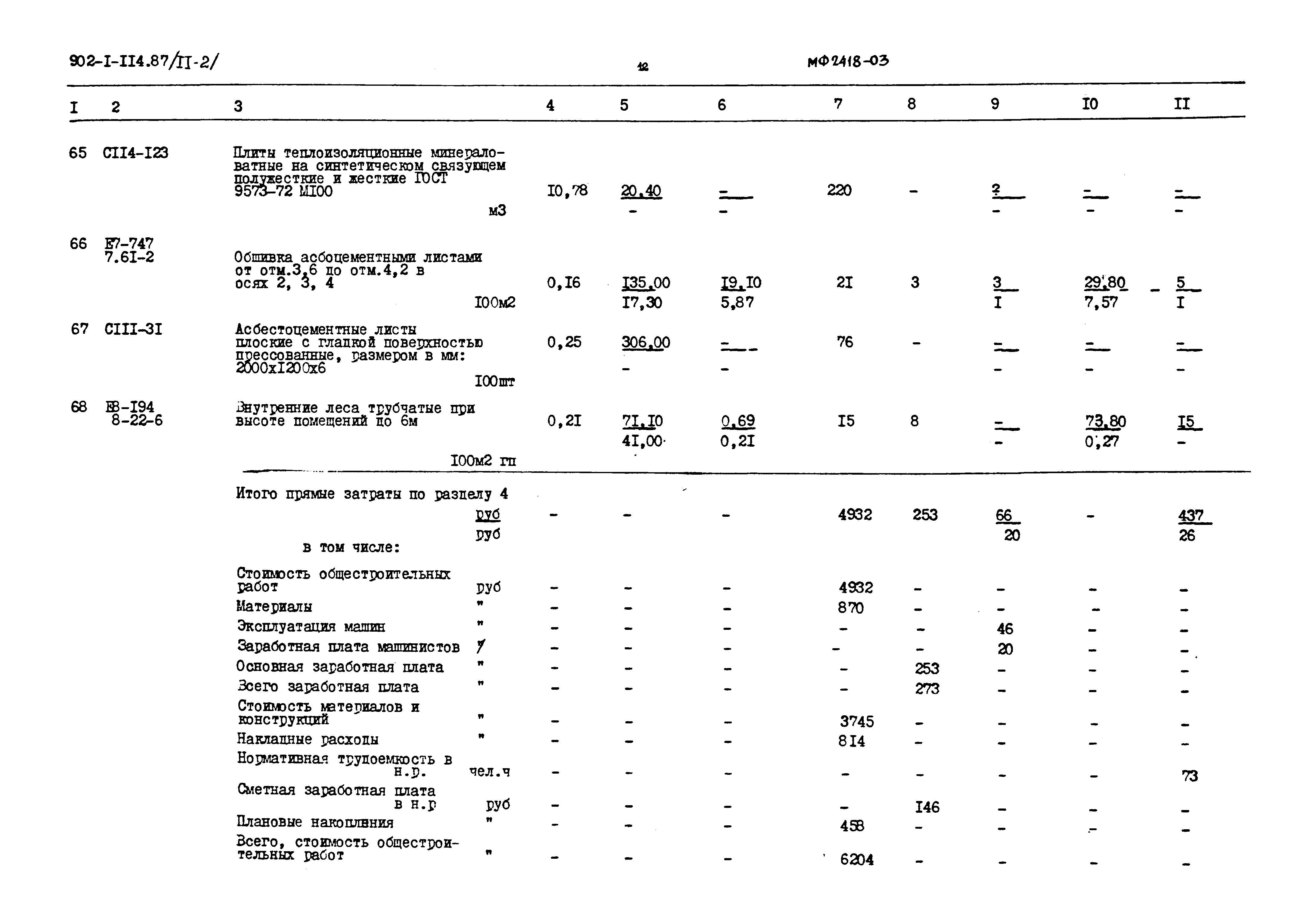 Типовой проект 902-1-114.87