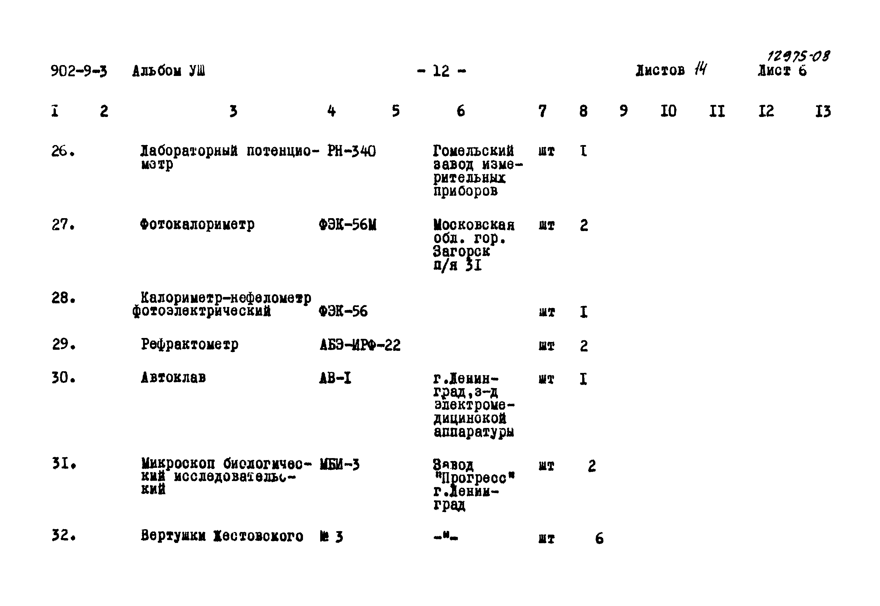Типовой проект 902-9-3