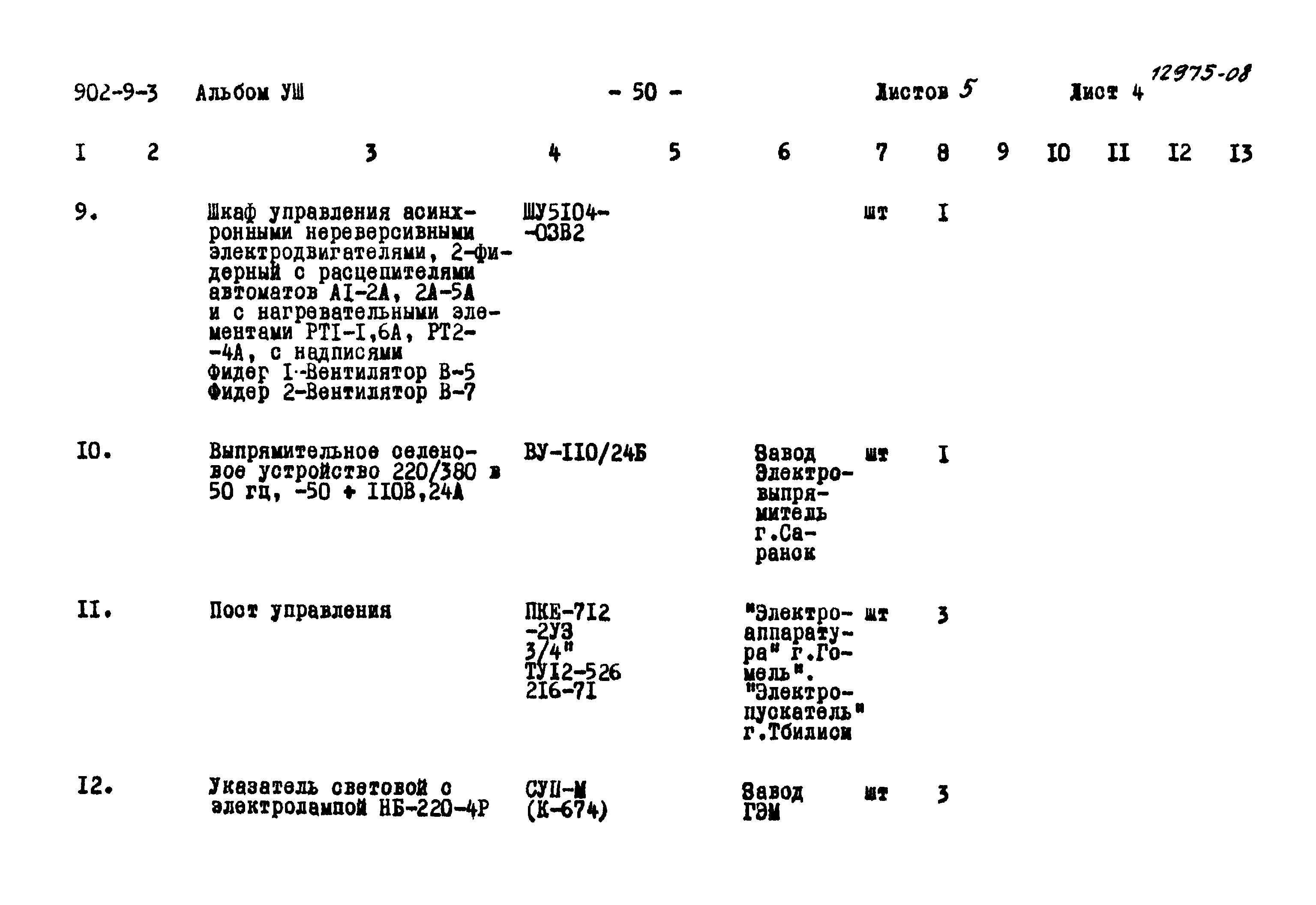 Типовой проект 902-9-3