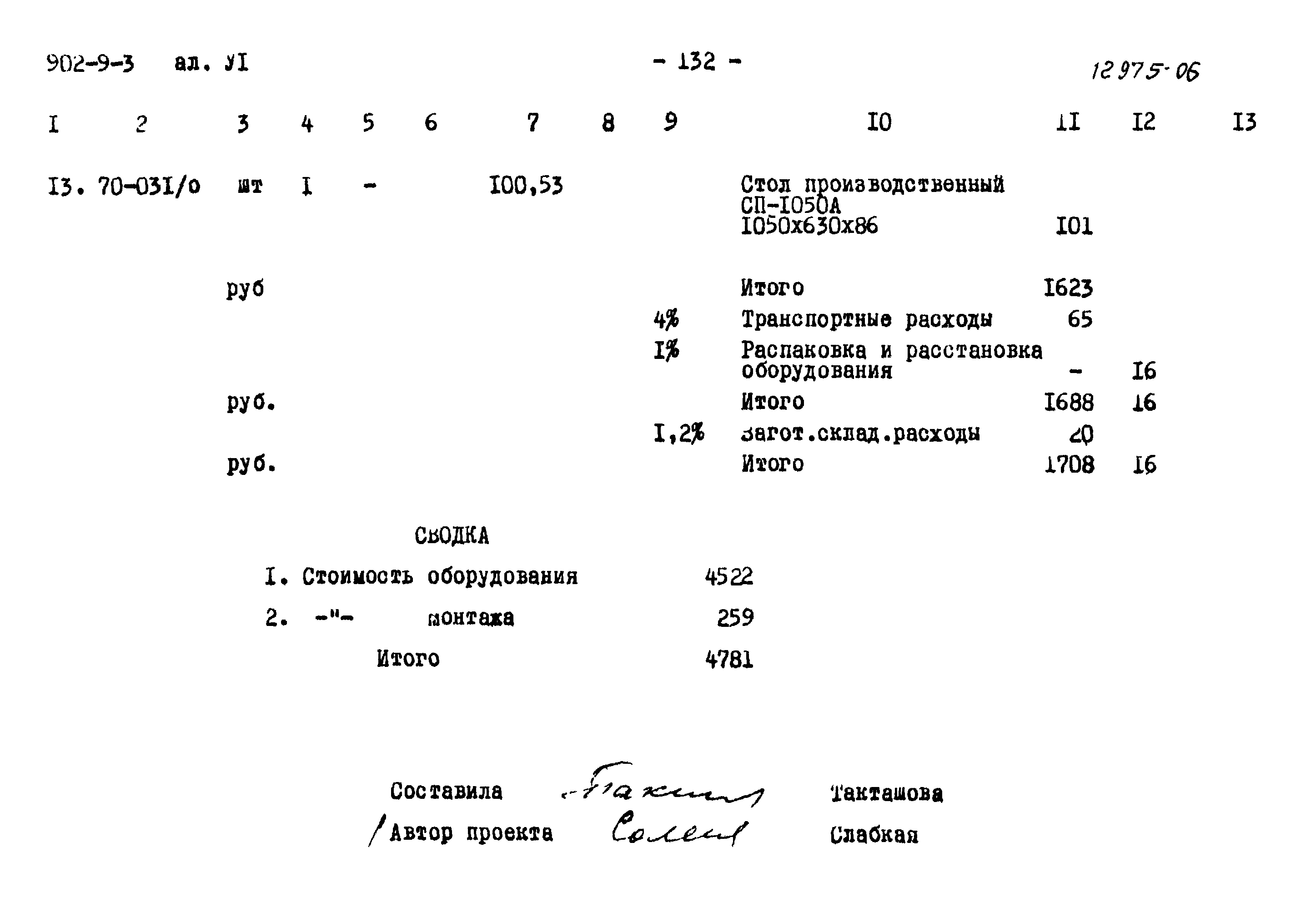 Типовой проект 902-9-3