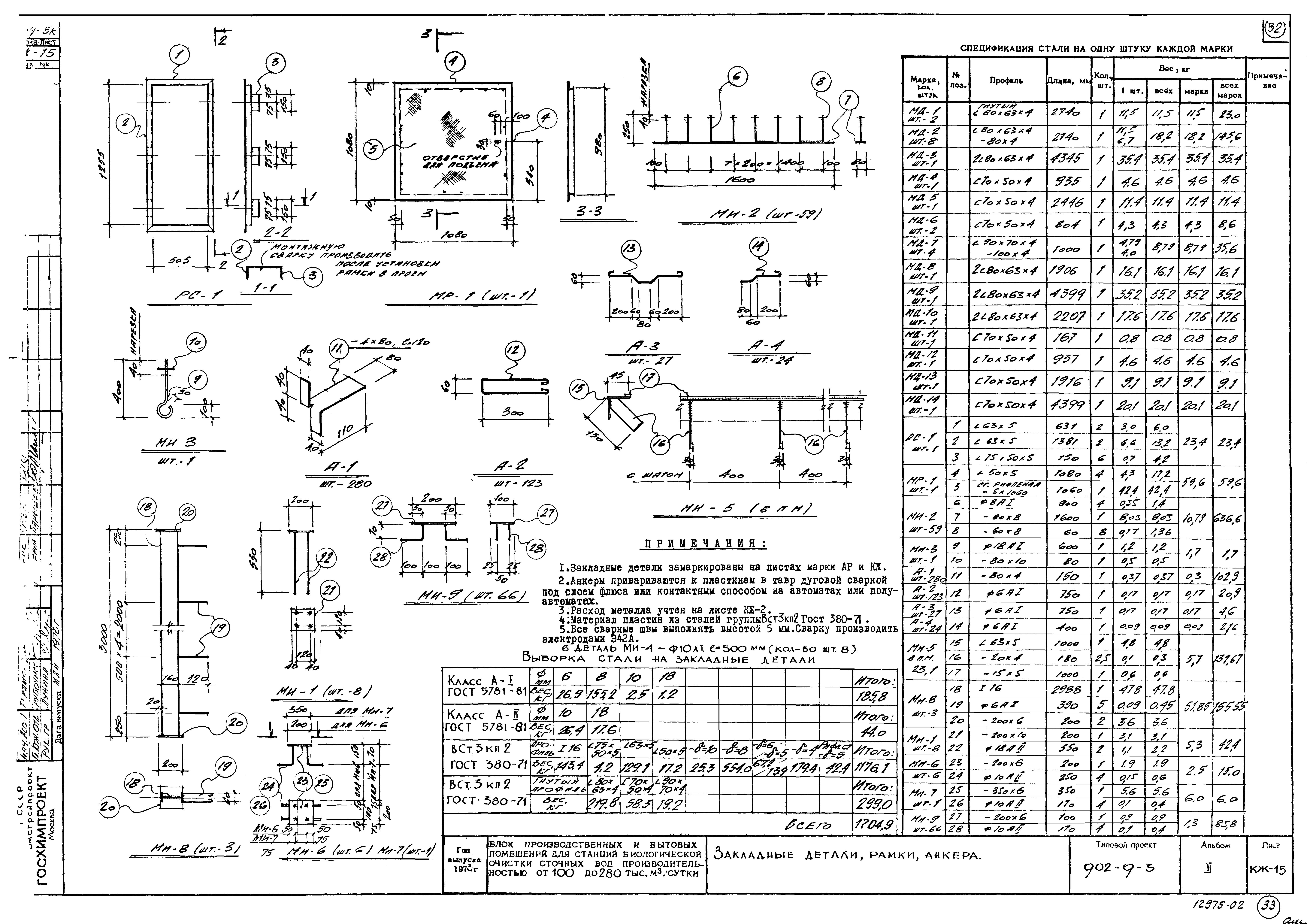 Типовой проект 902-9-3