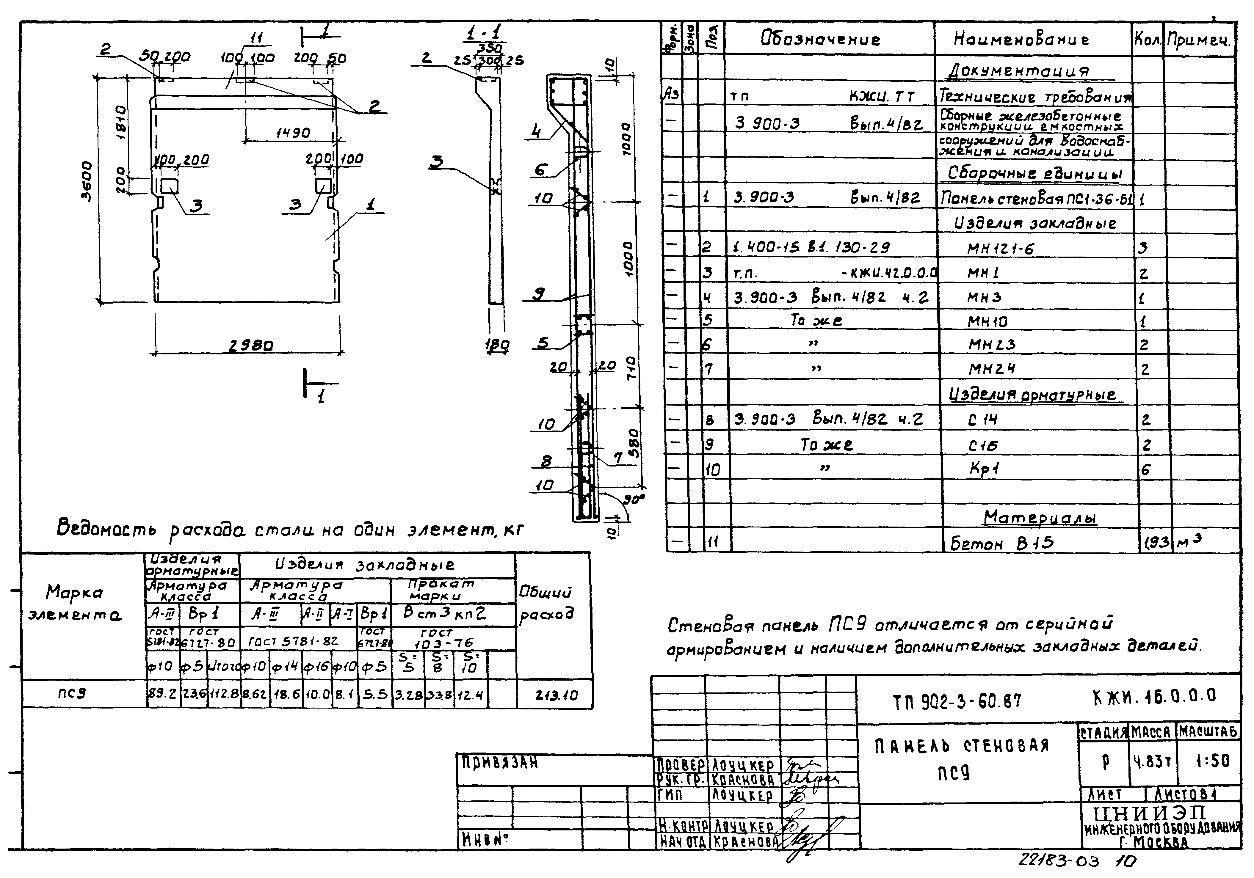 Типовой проект 902-3-60.87