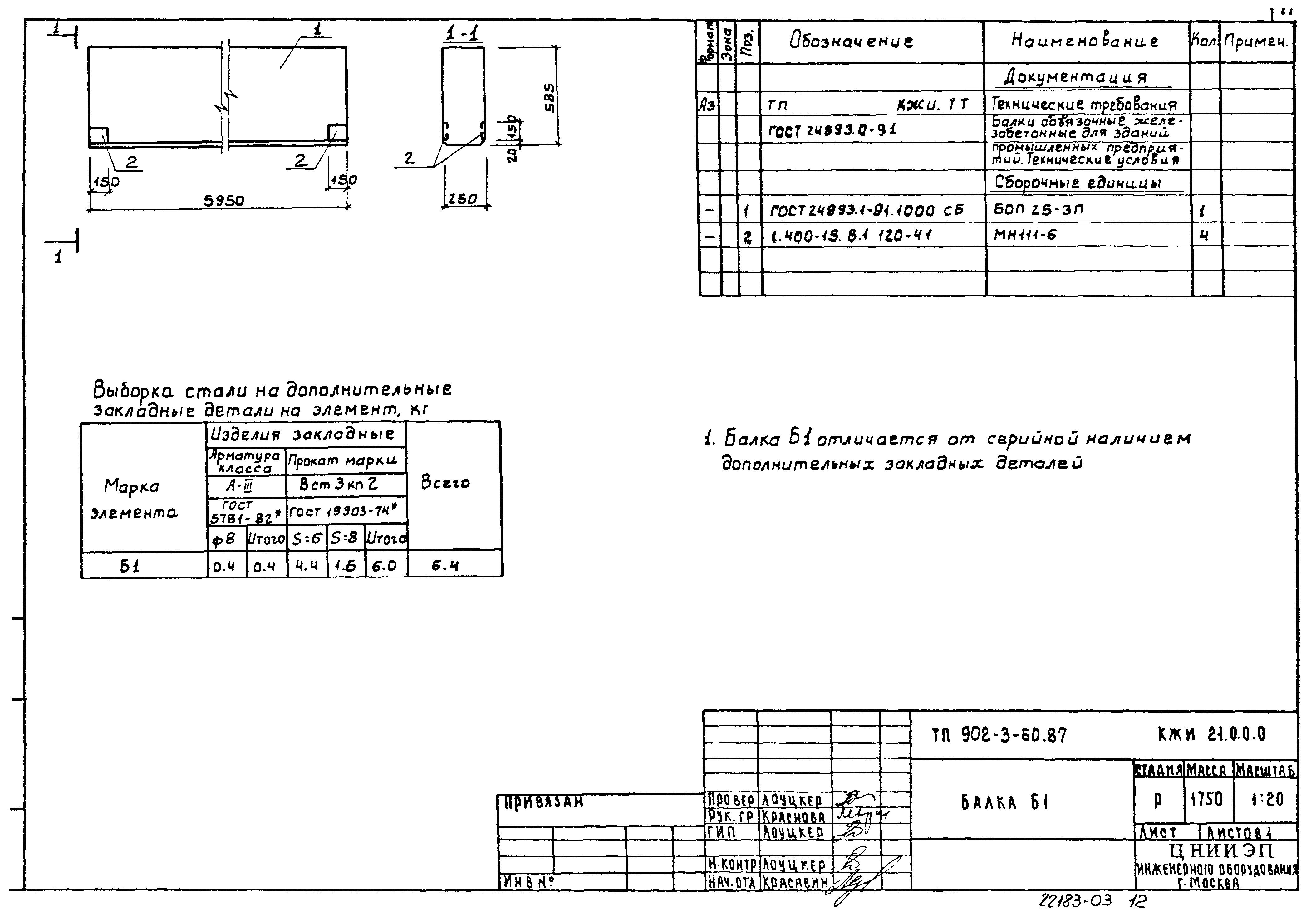 Типовой проект 902-3-60.87