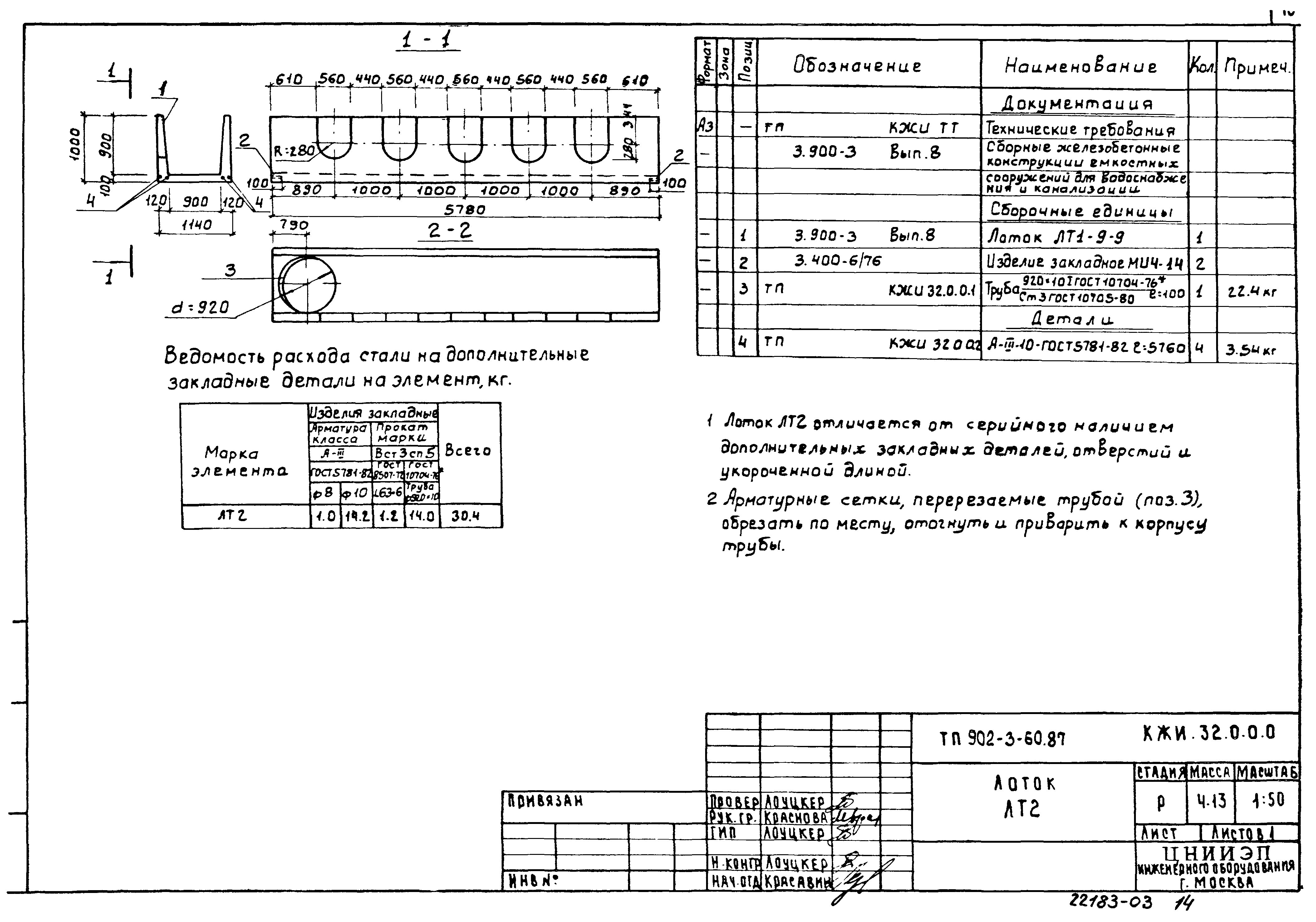 Типовой проект 902-3-60.87