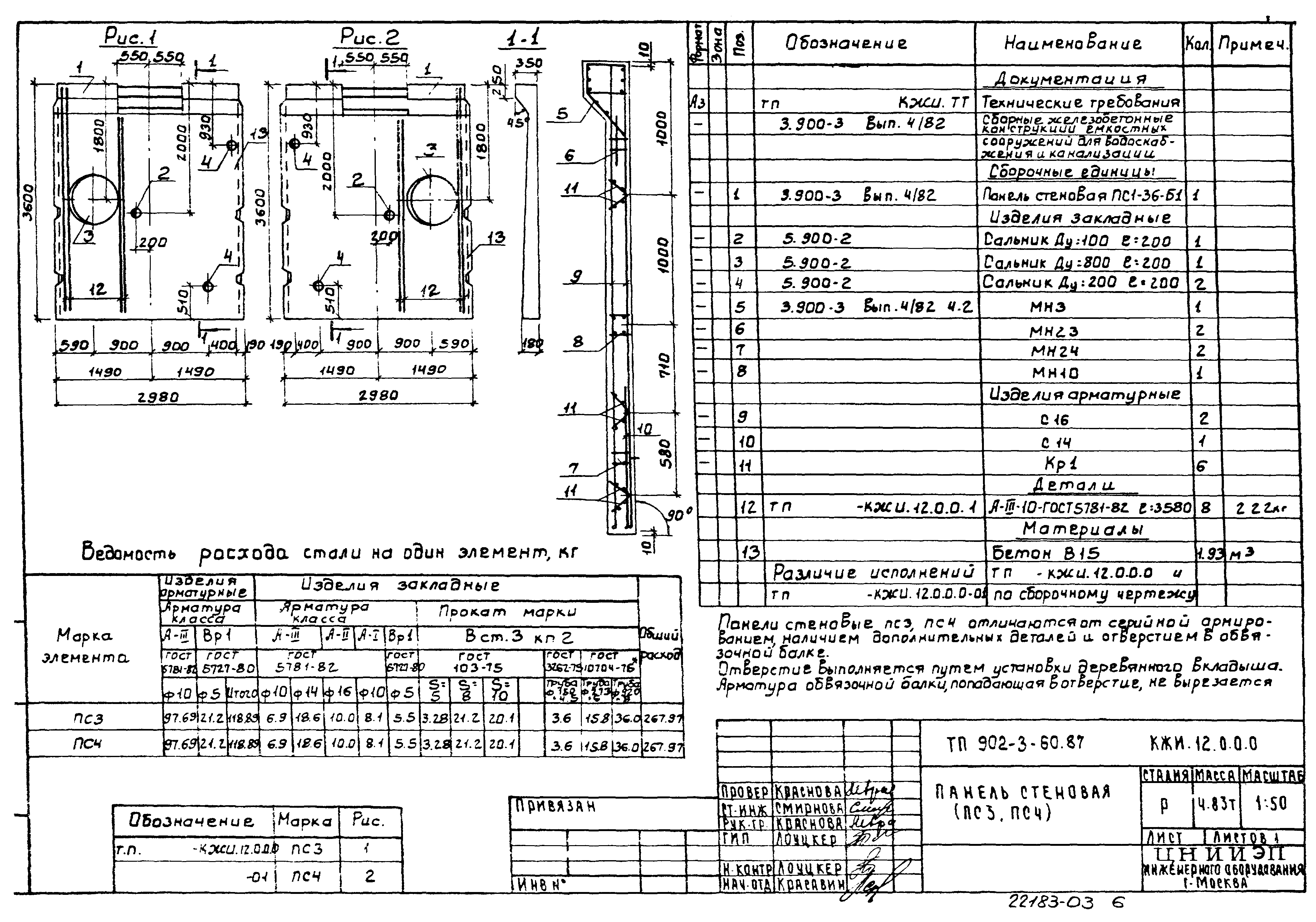 Типовой проект 902-3-60.87