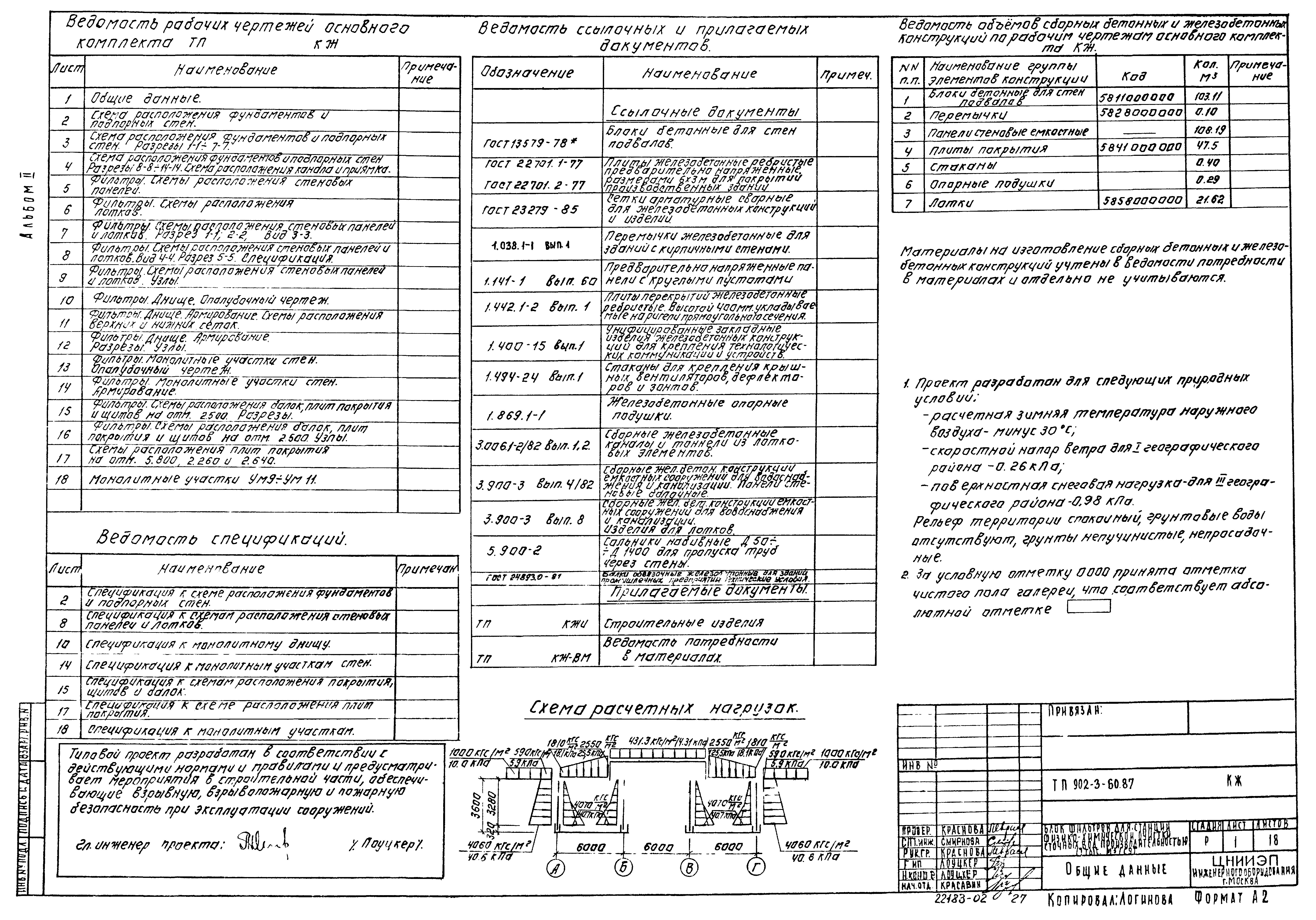 Типовой проект 902-3-60.87