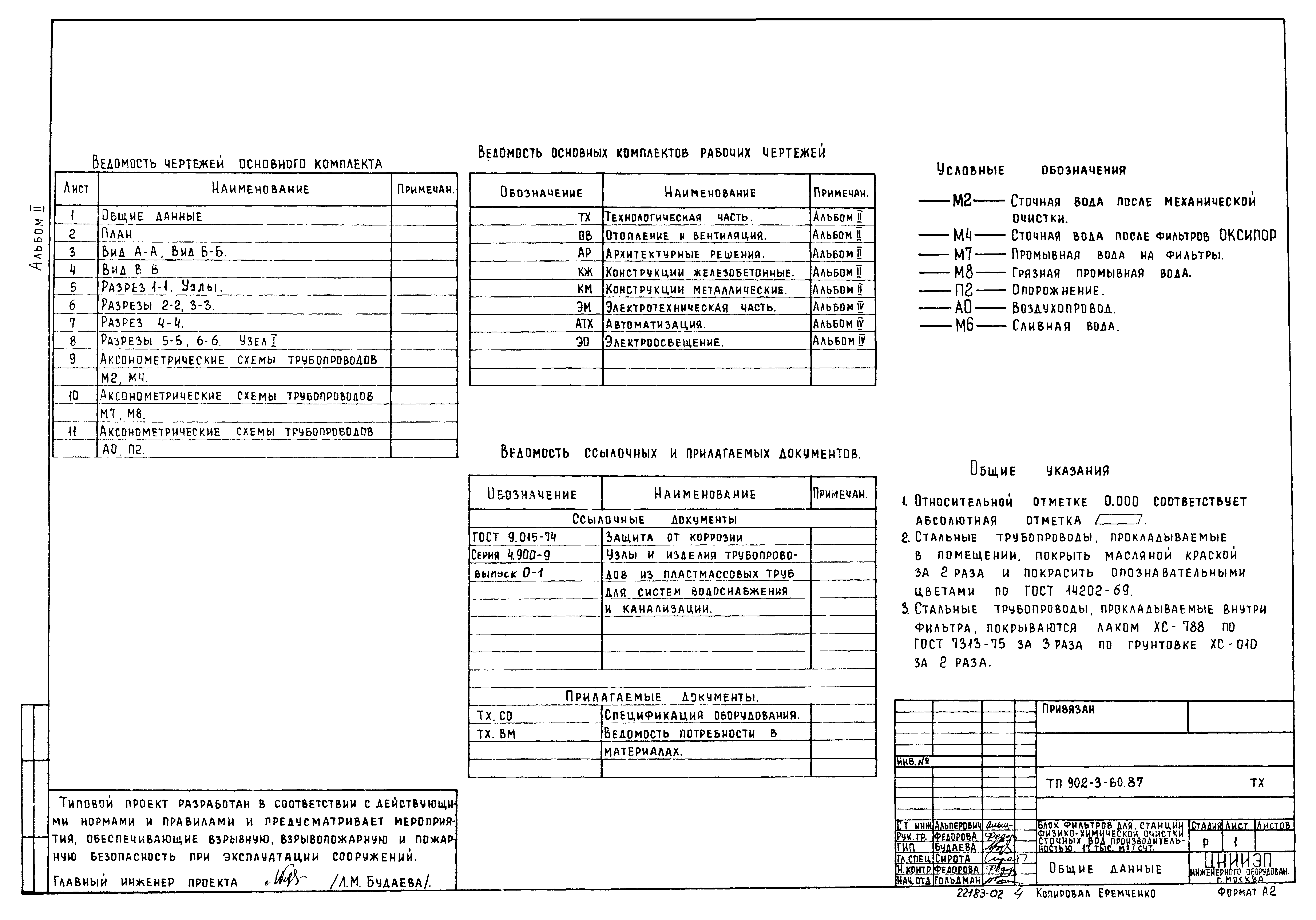 Типовой проект 902-3-60.87