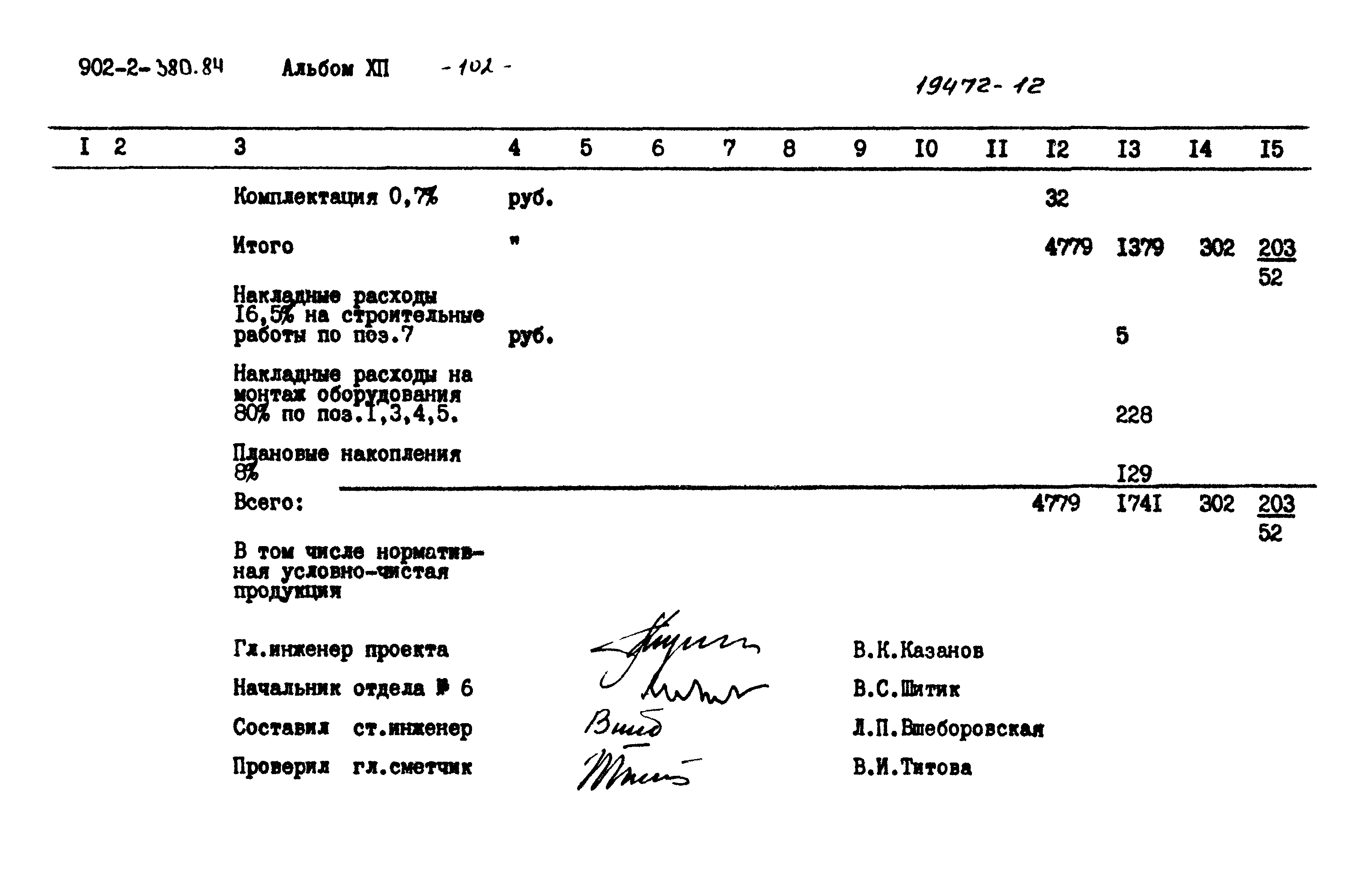 Типовой проект 902-2-380.84