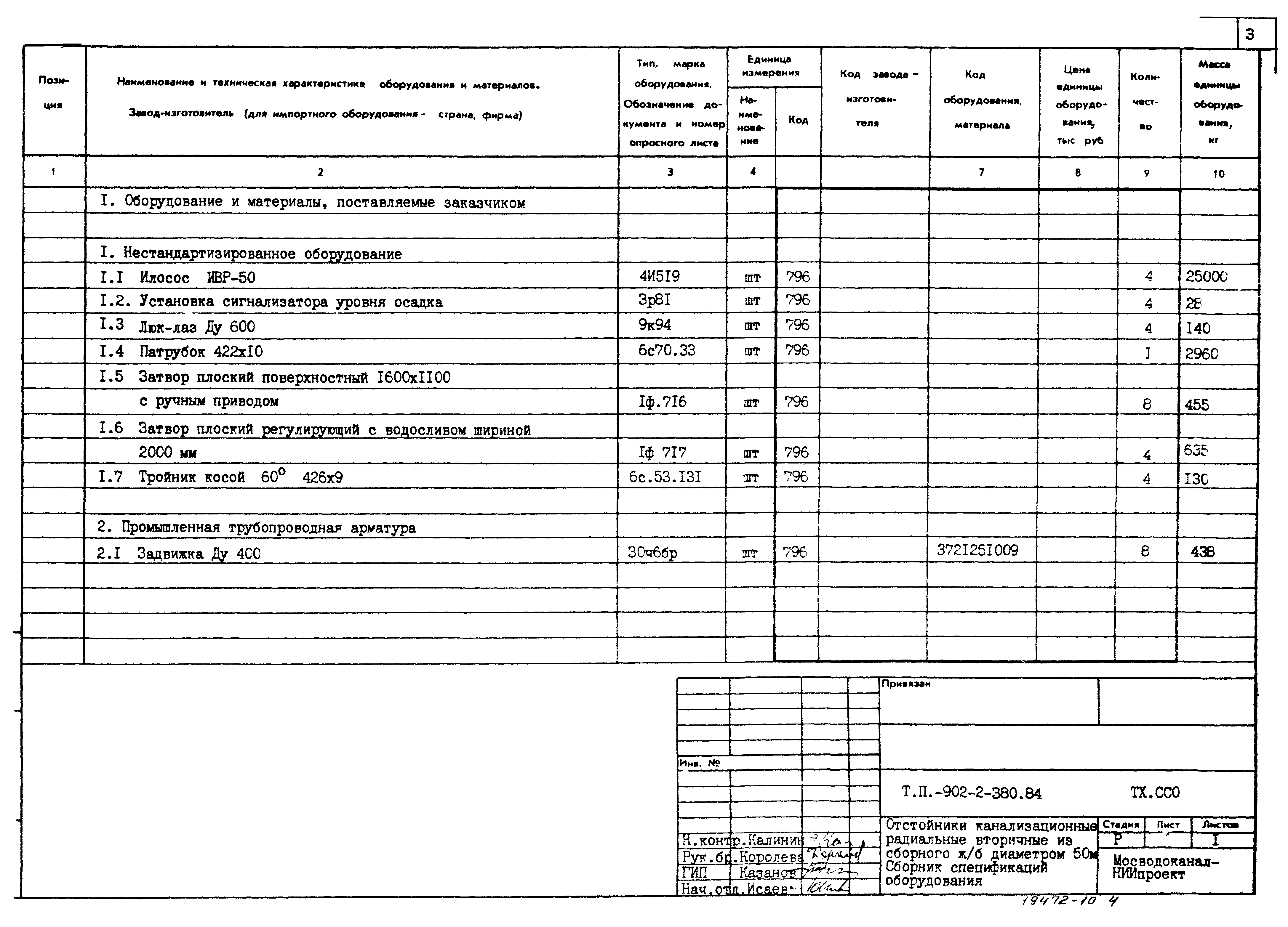 Типовой проект 902-2-380.84