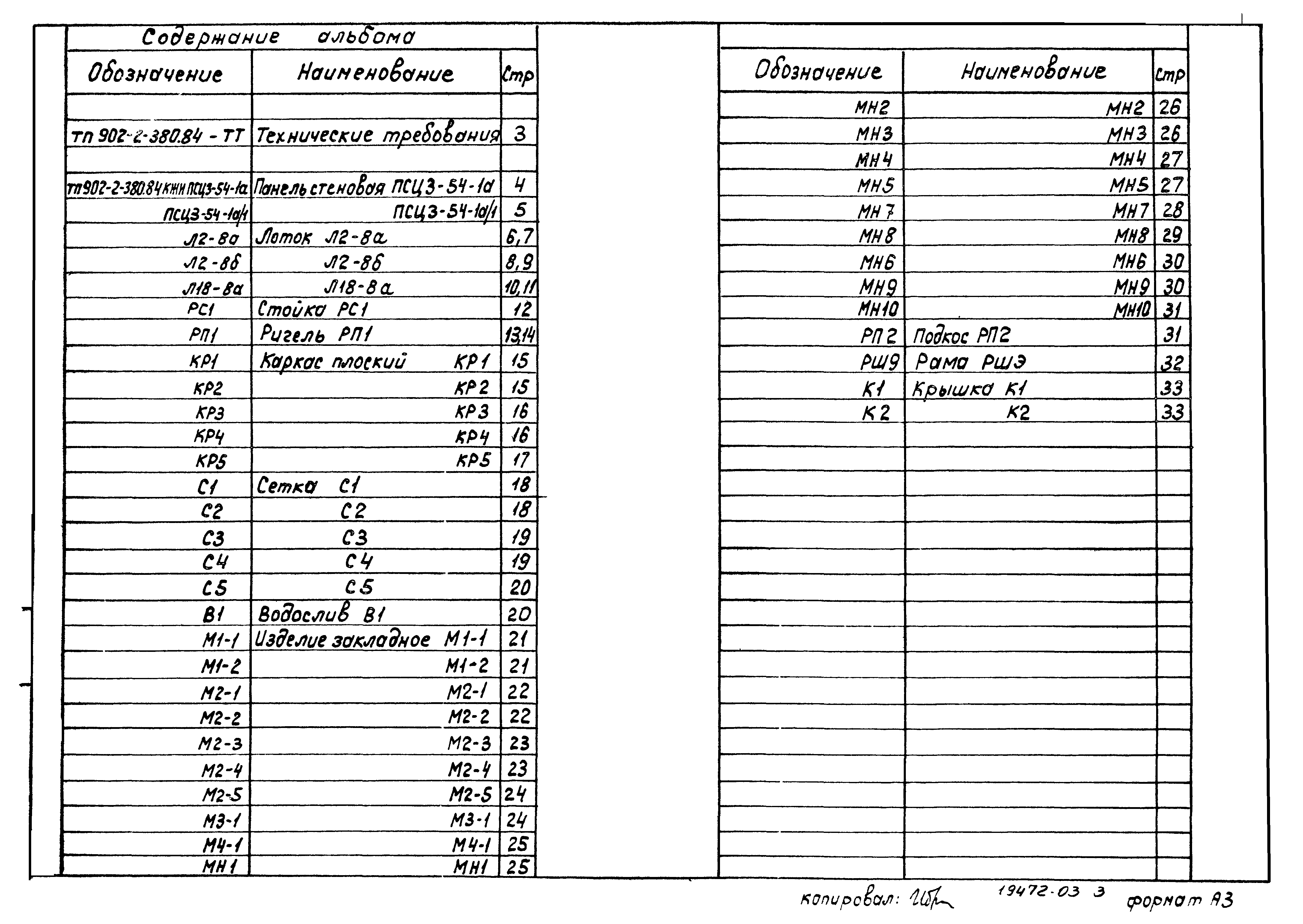 Типовой проект 902-2-380.84
