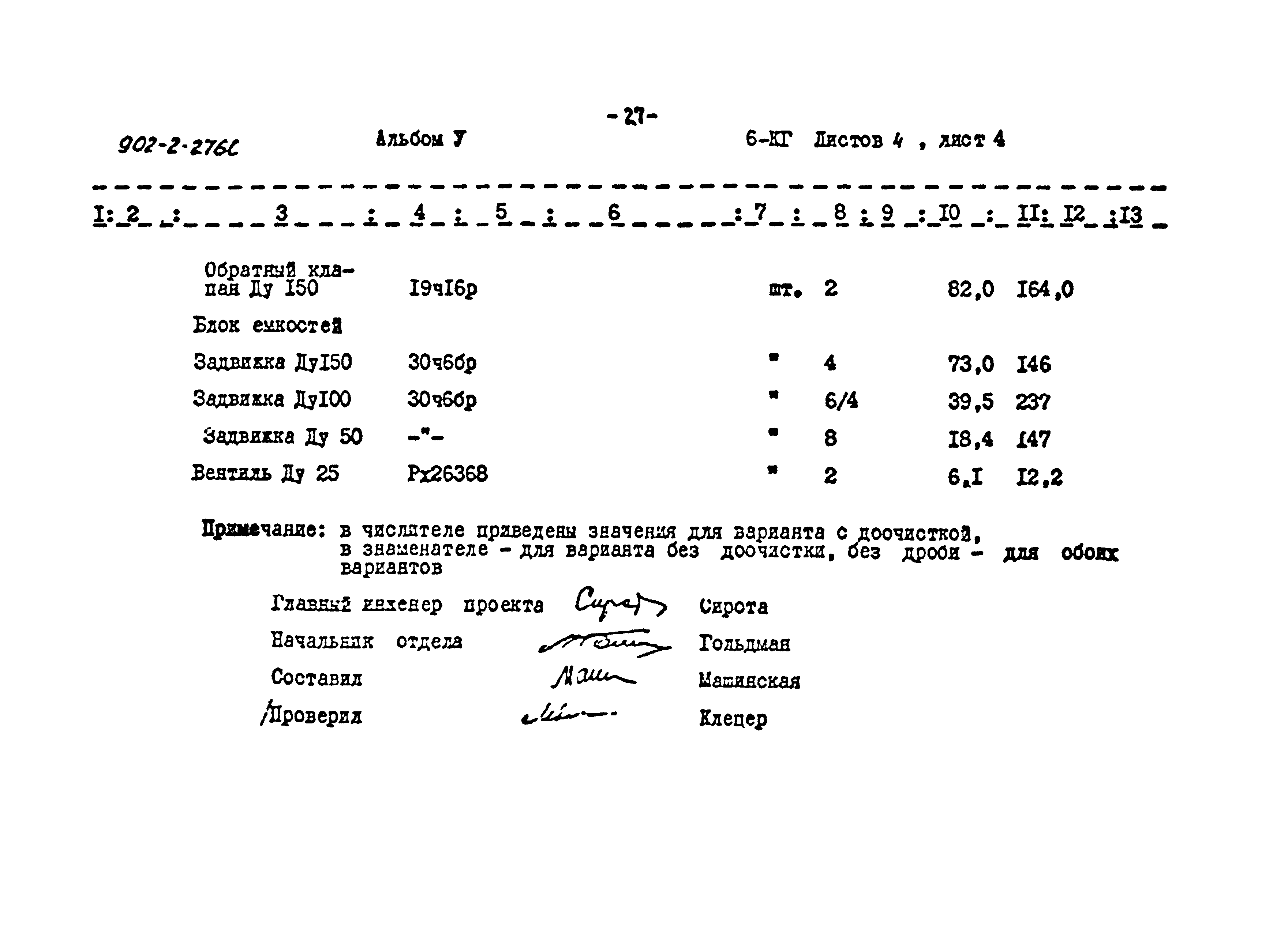 Типовой проект 902-2-276с