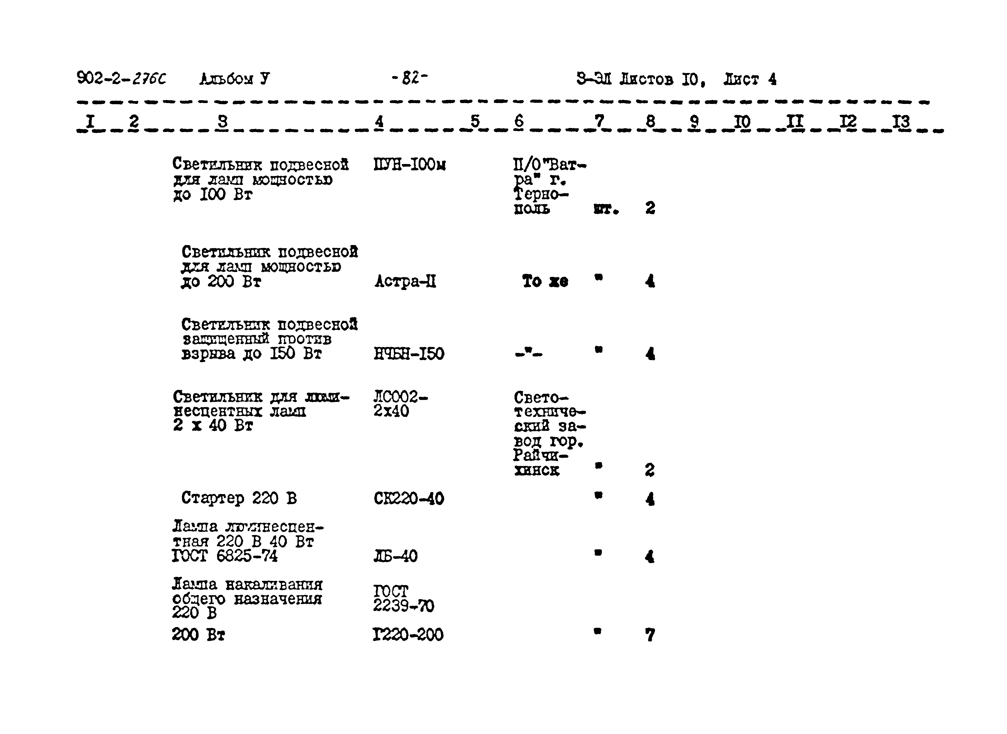 Типовой проект 902-2-276с