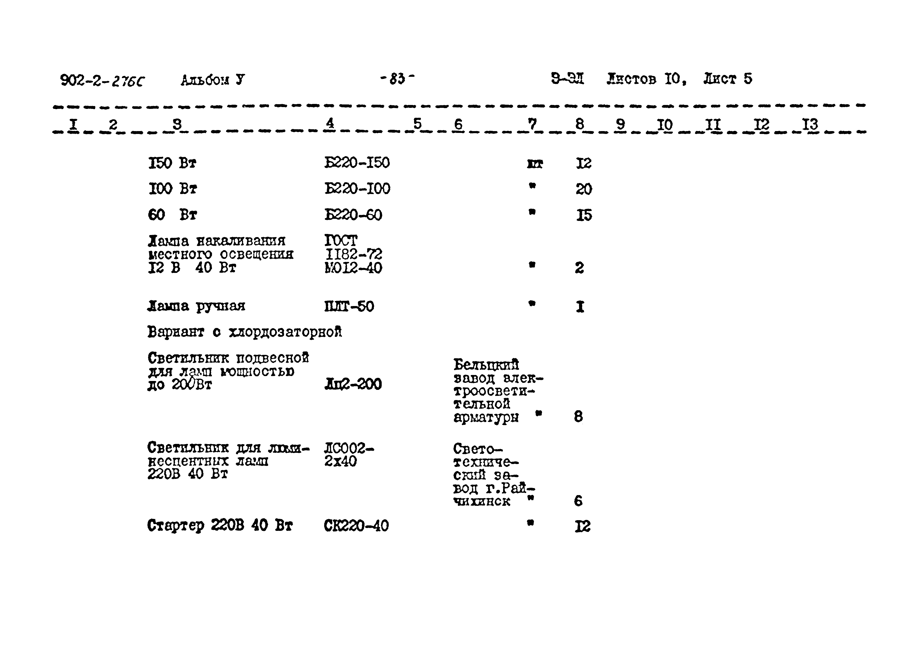 Типовой проект 902-2-276с