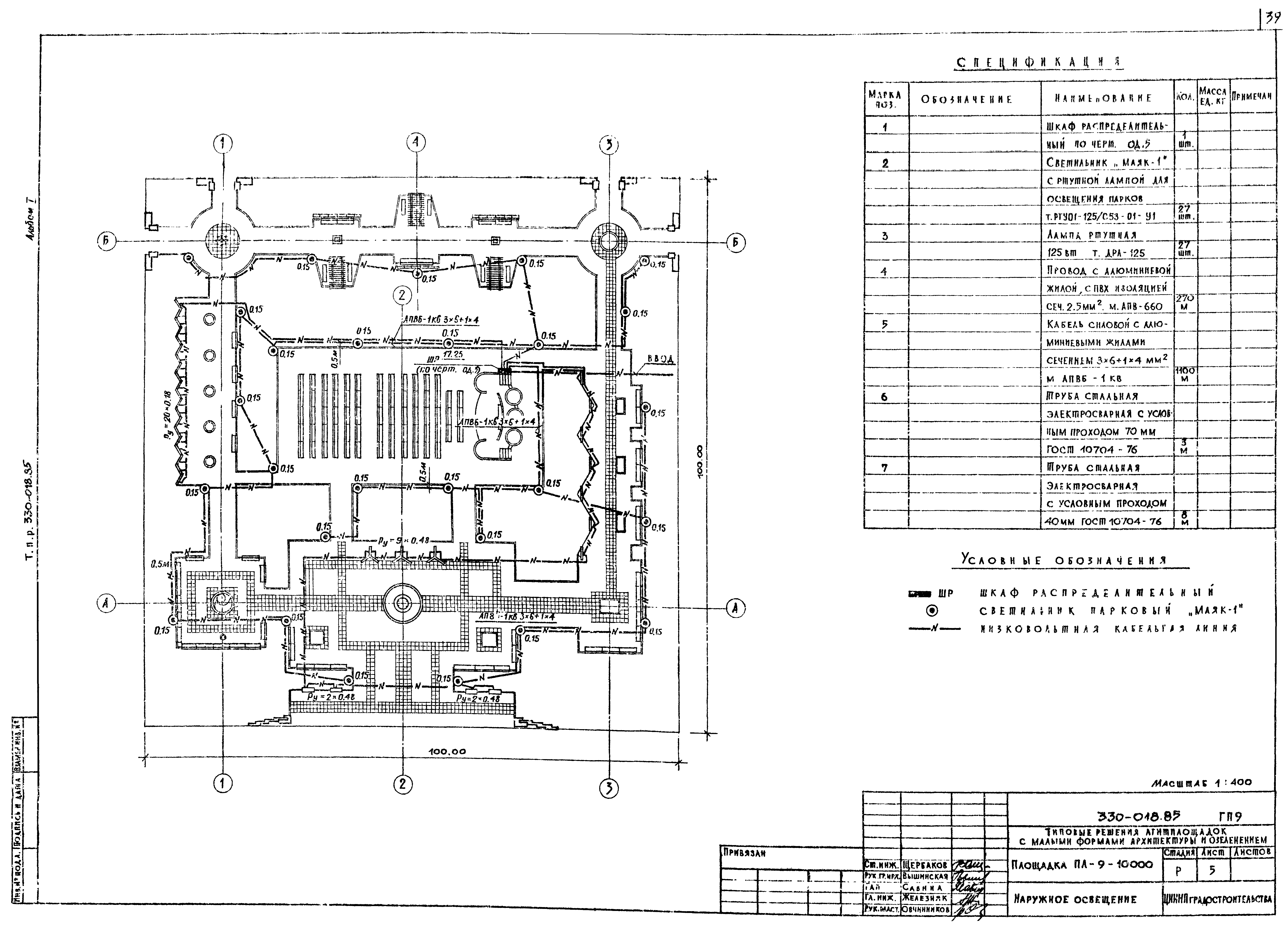 Типовой проект 330-018.85