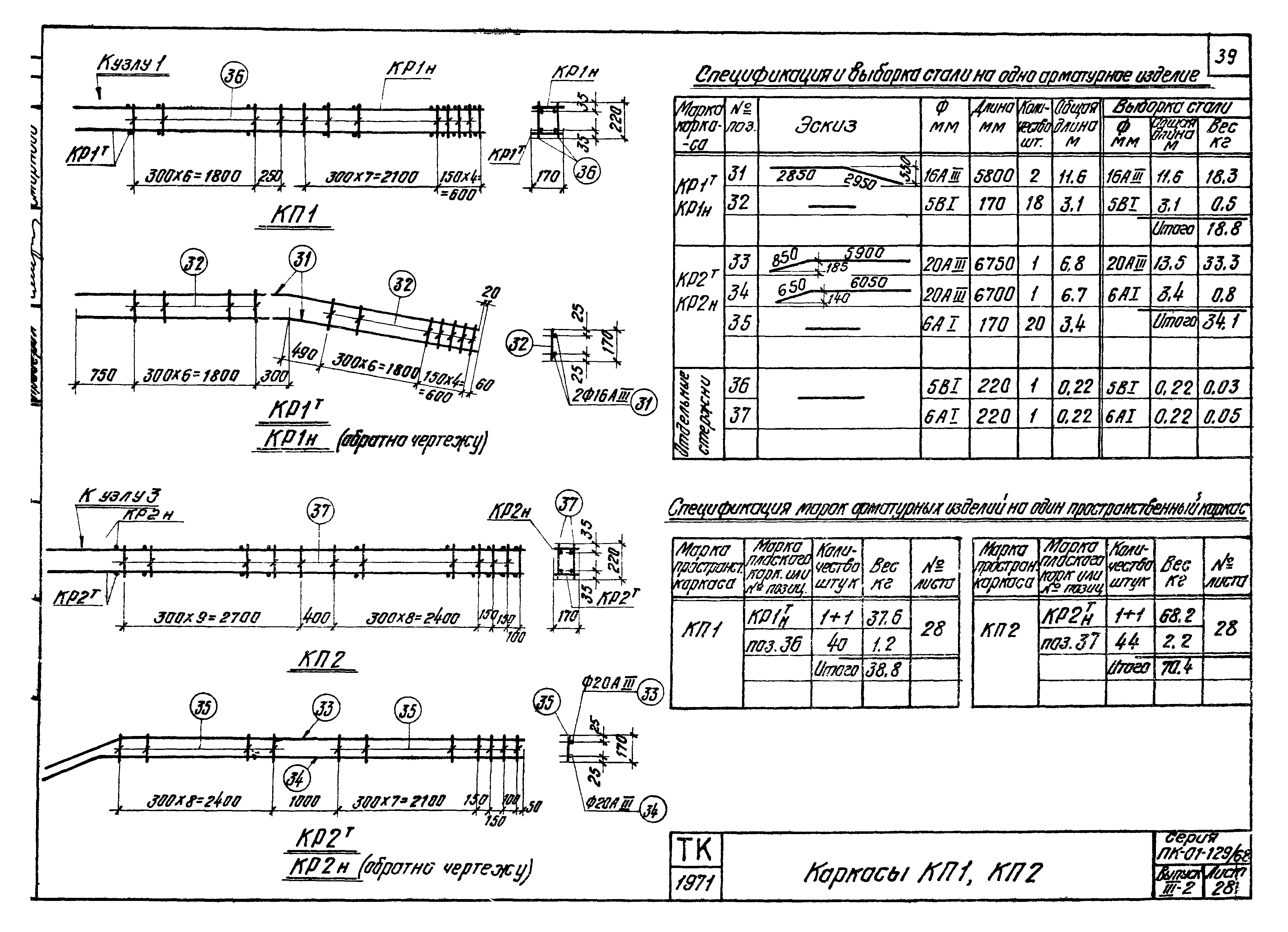 Серия ПК-01-129/68