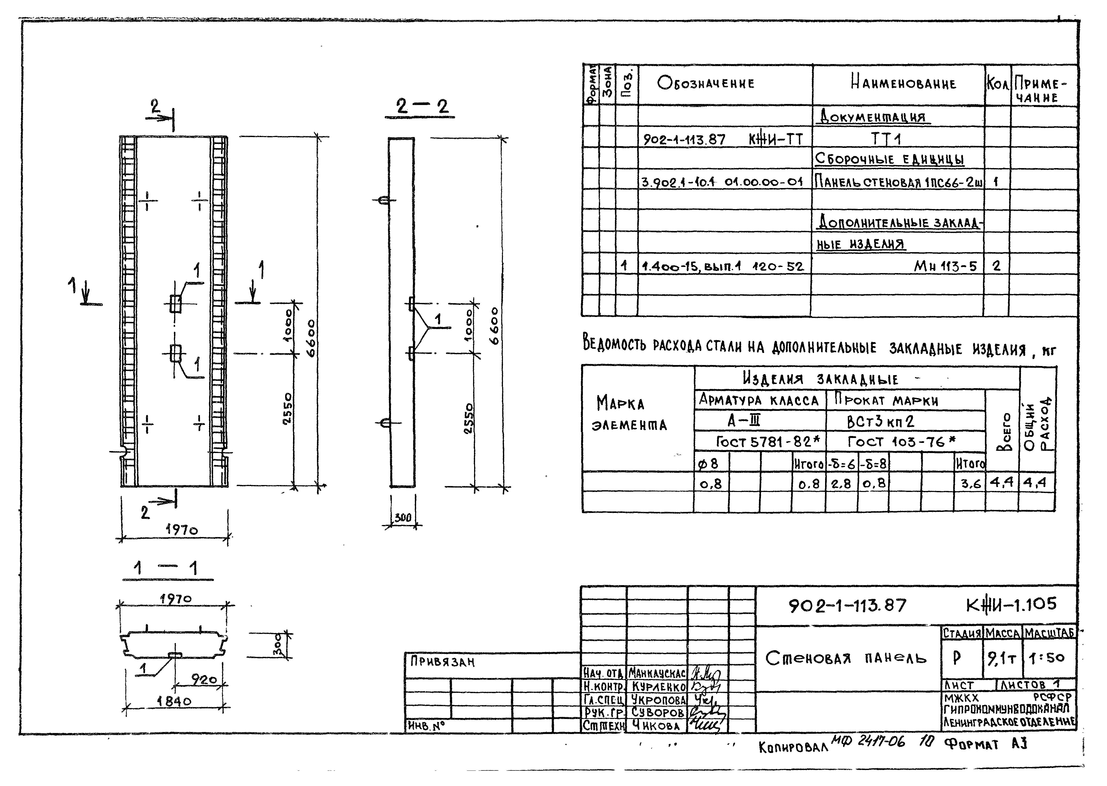 Типовой проект 902-1-113.87