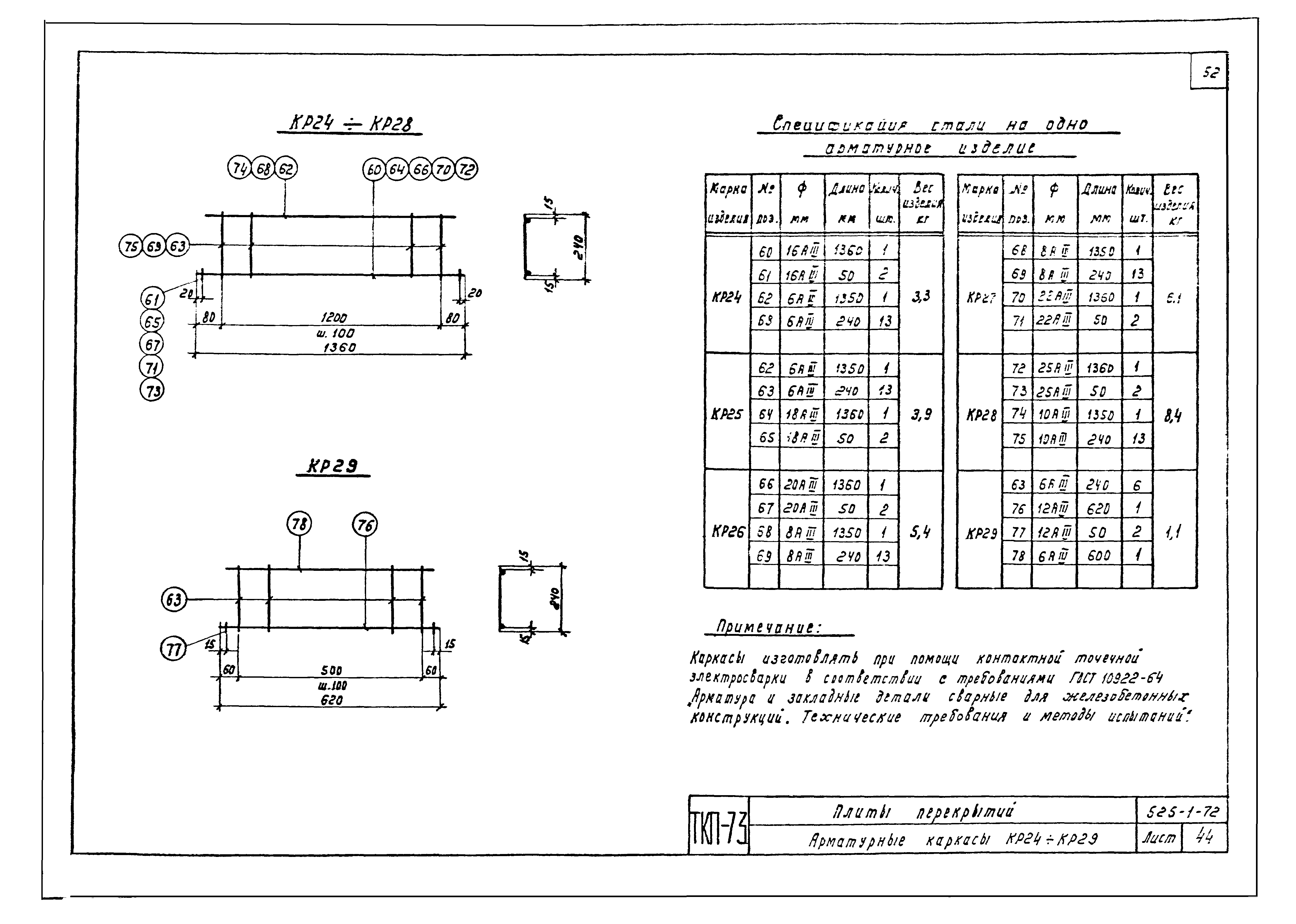 Серия ТКП-73