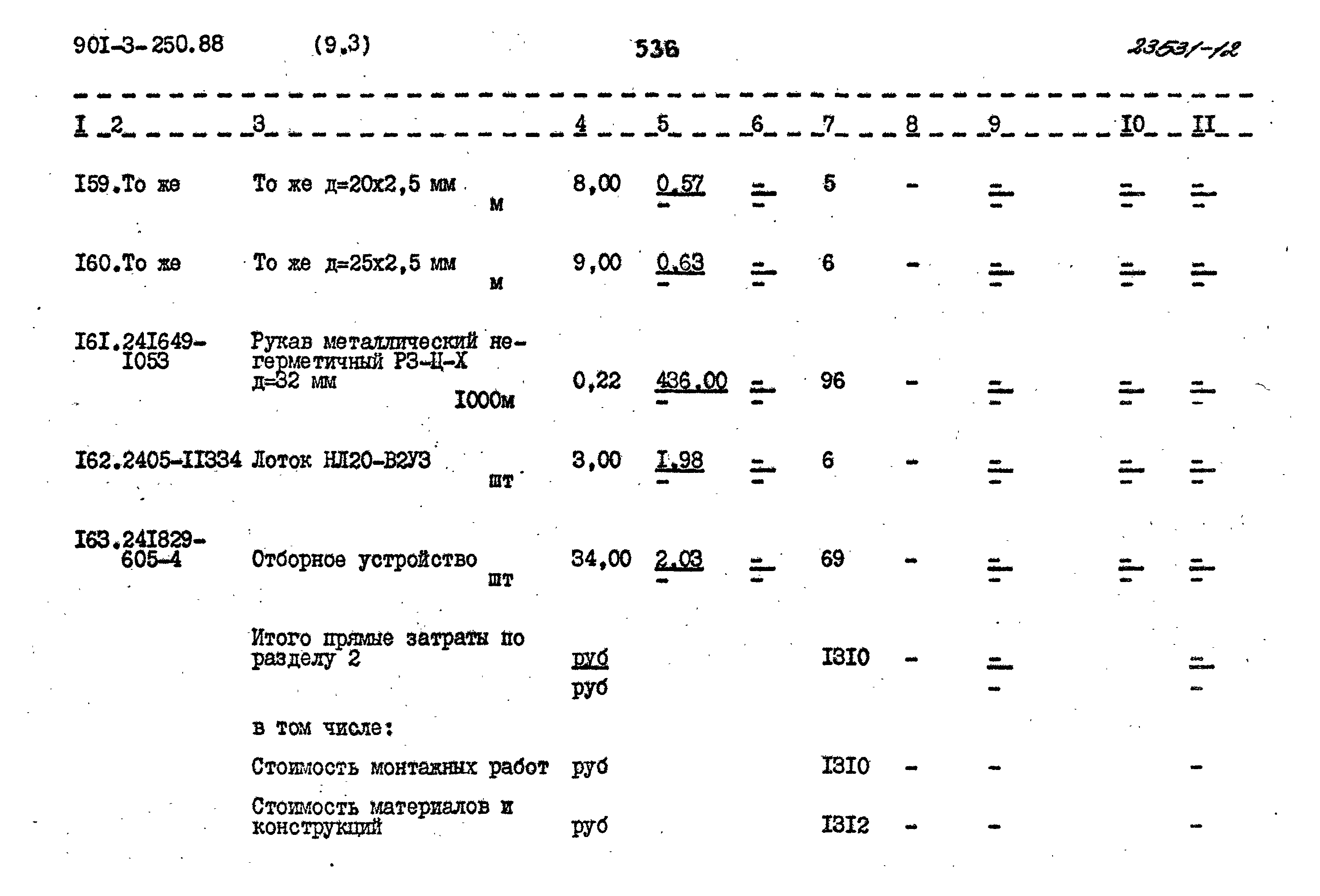 Типовой проект 901-3-250.88