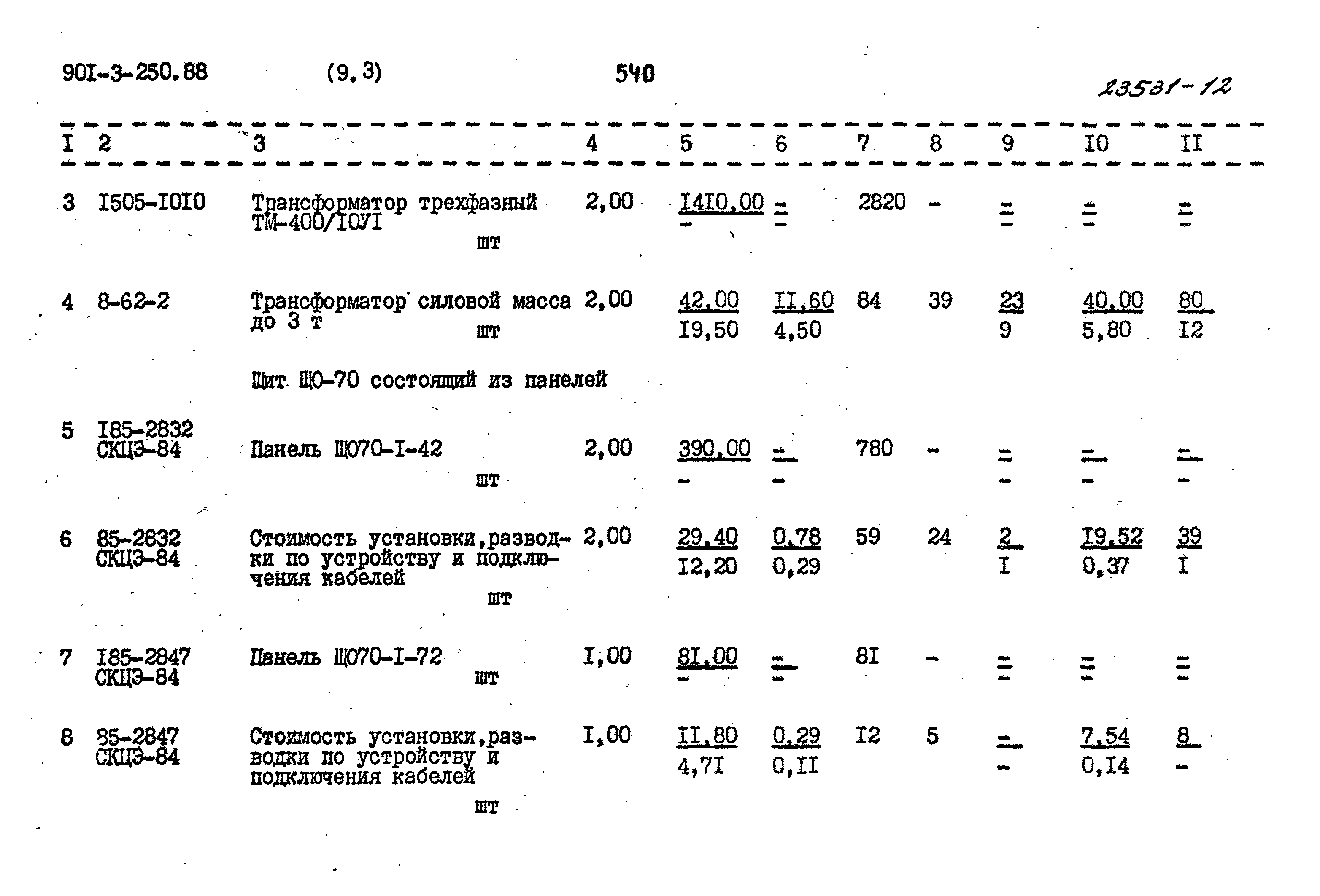 Типовой проект 901-3-250.88