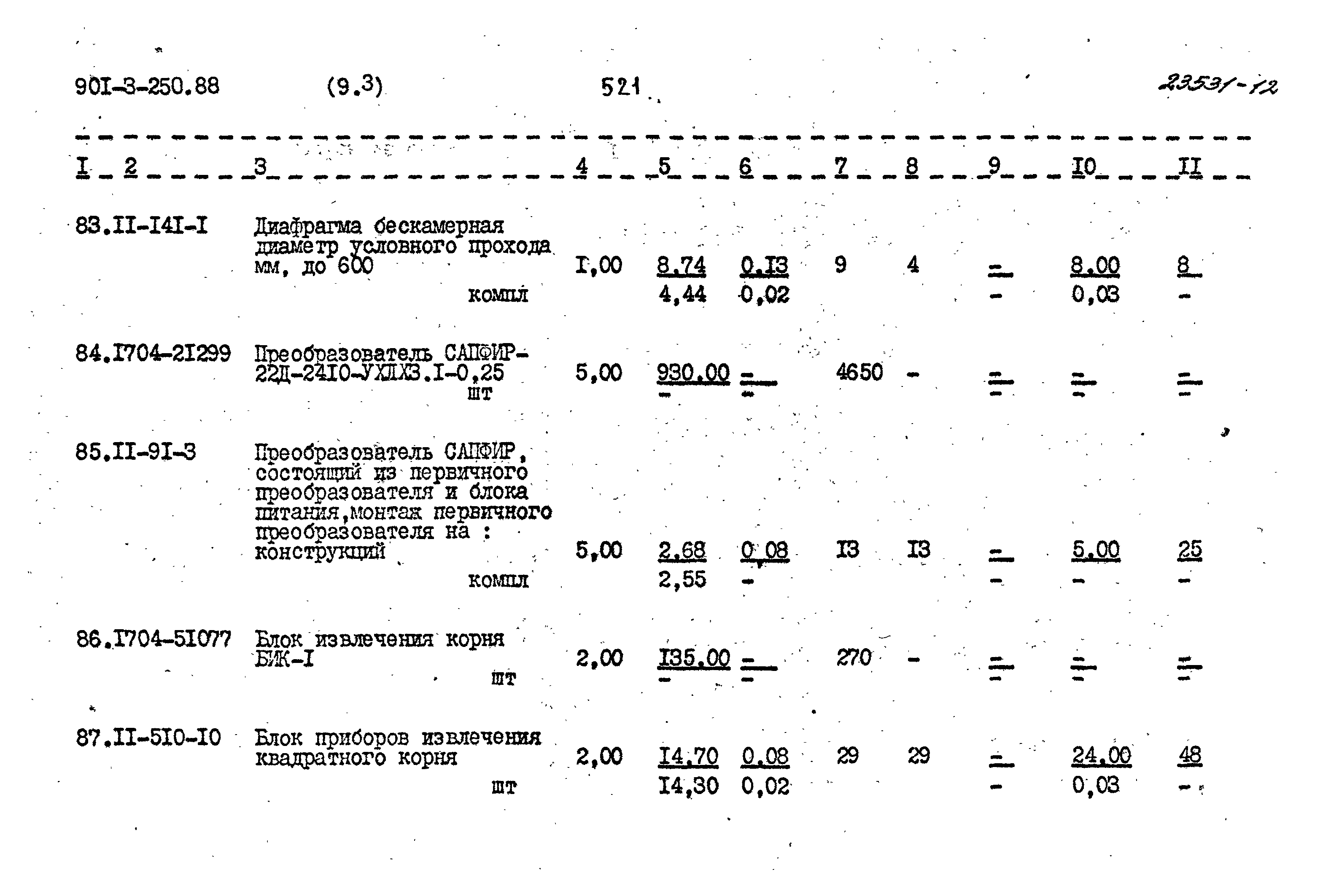 Типовой проект 901-3-250.88