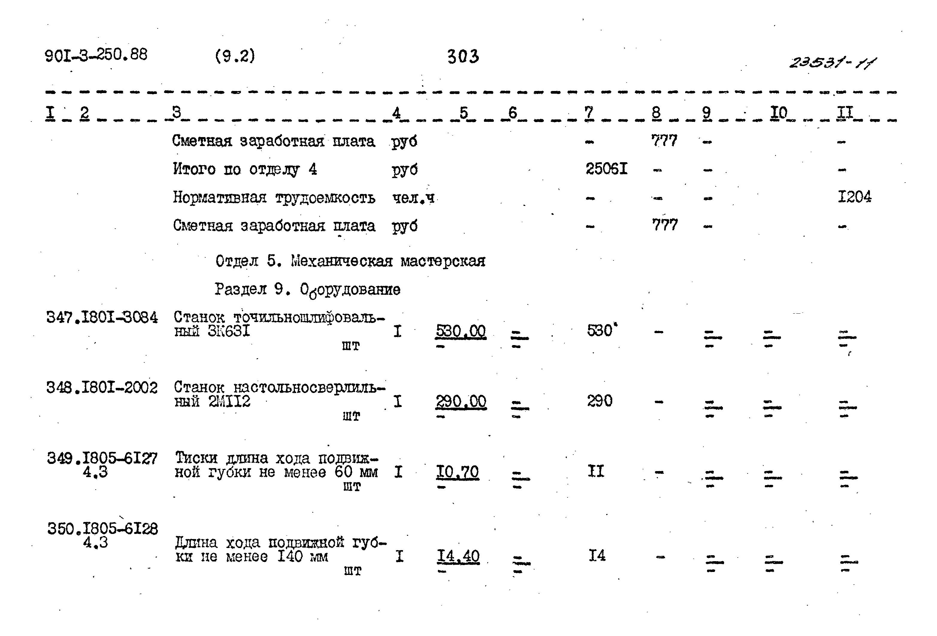 Типовой проект 901-3-250.88