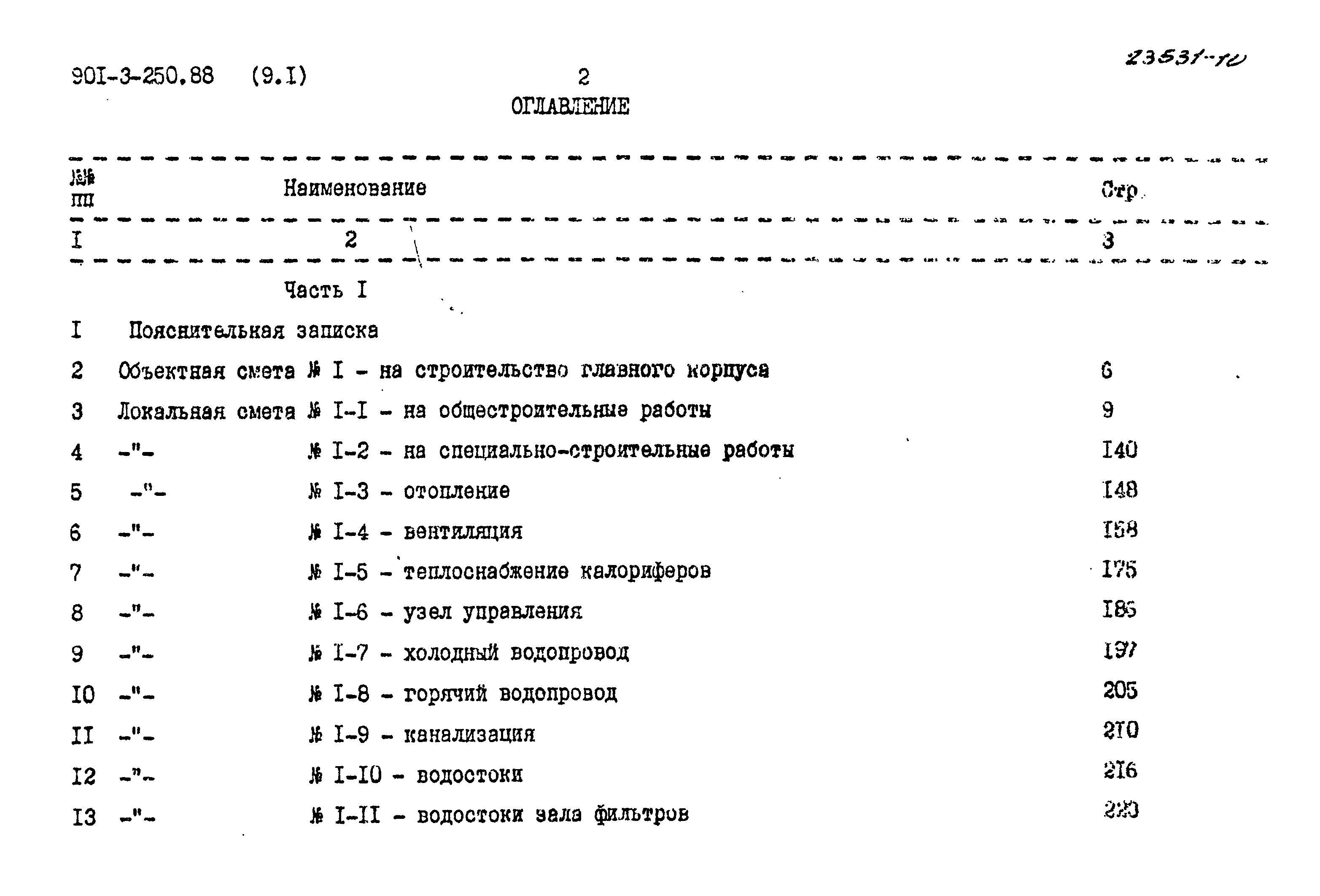 Типовой проект 901-3-250.88